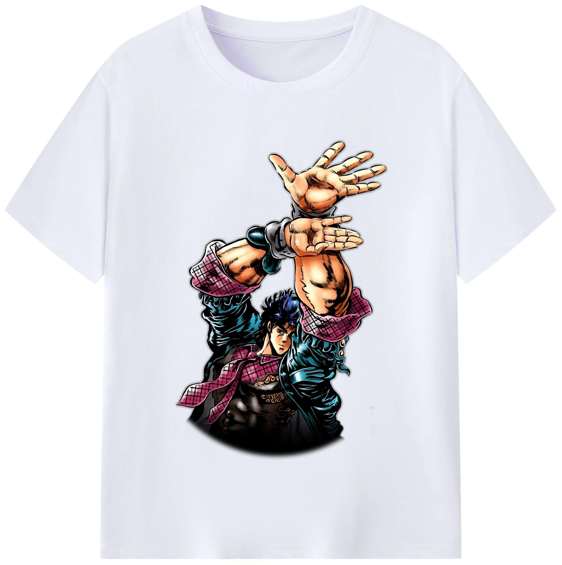 （画像用） ジョジョの奇妙な冒険 /ジョナサン?ジョースター JoJo's Bizarre Adventure Jonathan Joestar レディースカジュアルプリントTシャツ（綿100％）