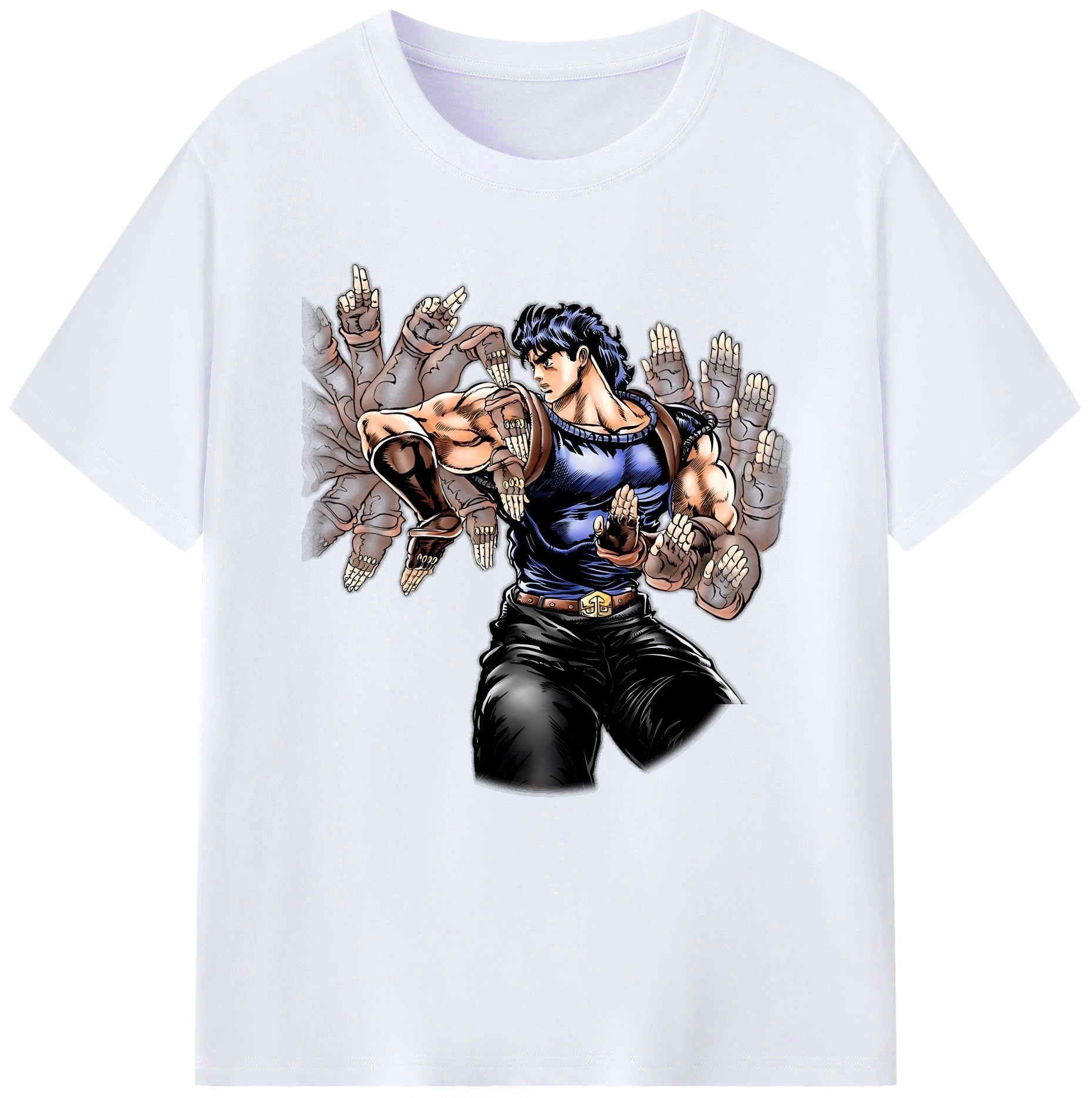 （画像用） ジョジョの奇妙な冒険 /ジョナサン?ジョースター JoJo's Bizarre Adventure Jonathan Joestar レディースカジュアルプリントTシャツ（綿100％）