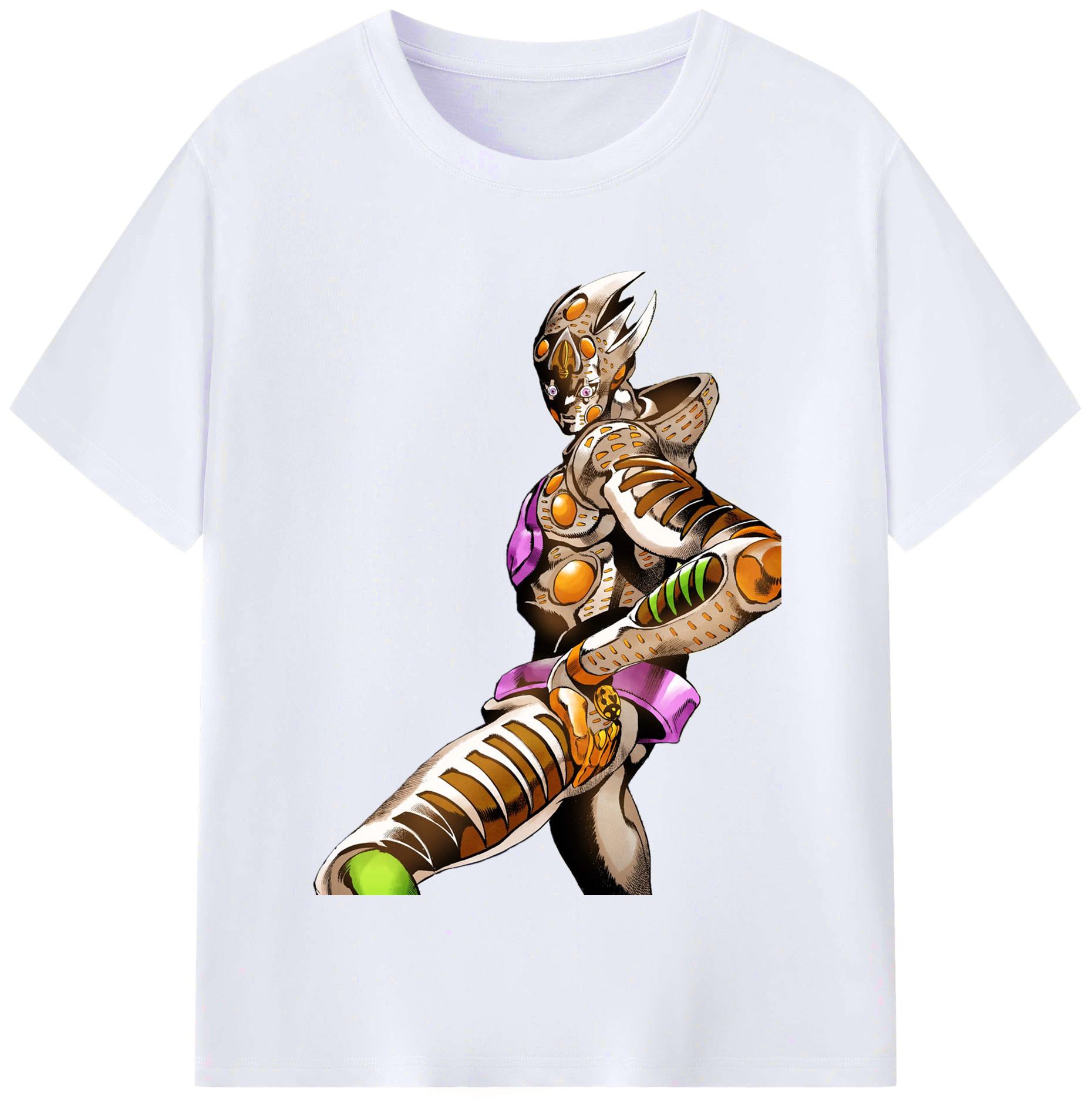 （画像用） ジョジョの奇妙な冒険 ジョルノ?ジョバァーナ JoJo's Bizarre Adventure Giorno Giovanna レディースカジュアルプリントTシャツ（綿100％）