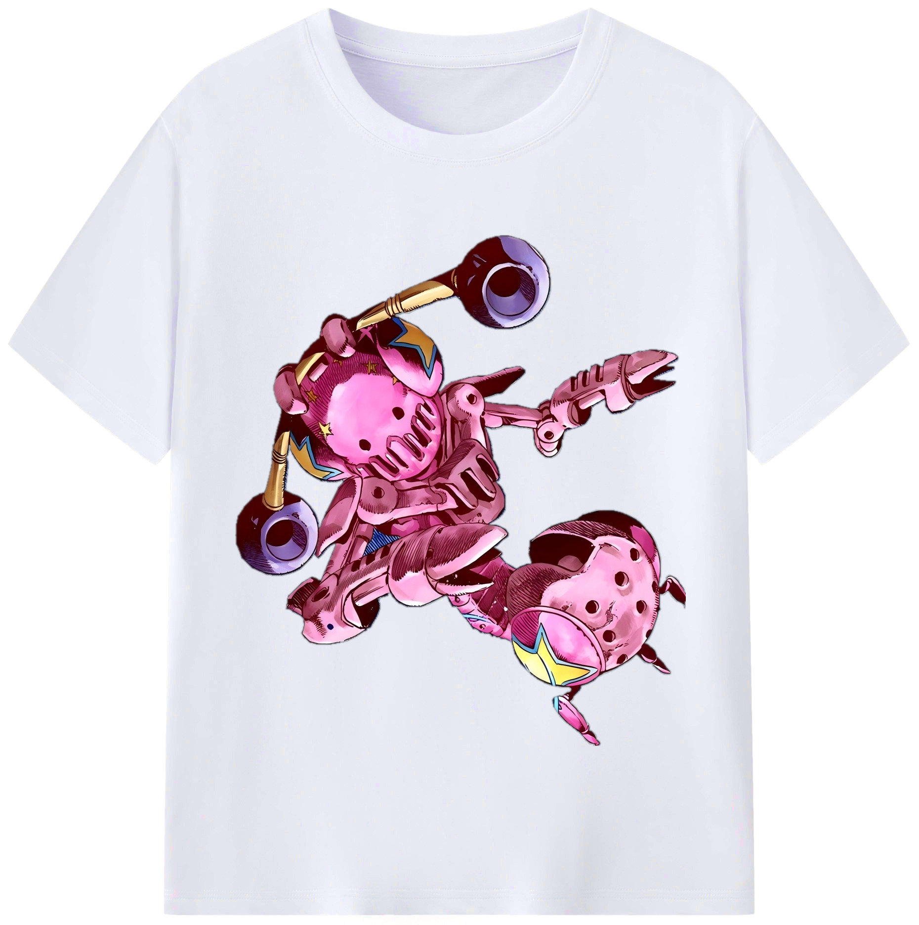 （画像用） ジョジョの奇妙な冒険 ジョナサン?ジョースター JoJo's Bizarre Adventure Jonathan Joestar レディースカジュアルプリントTシャツ（綿100％）