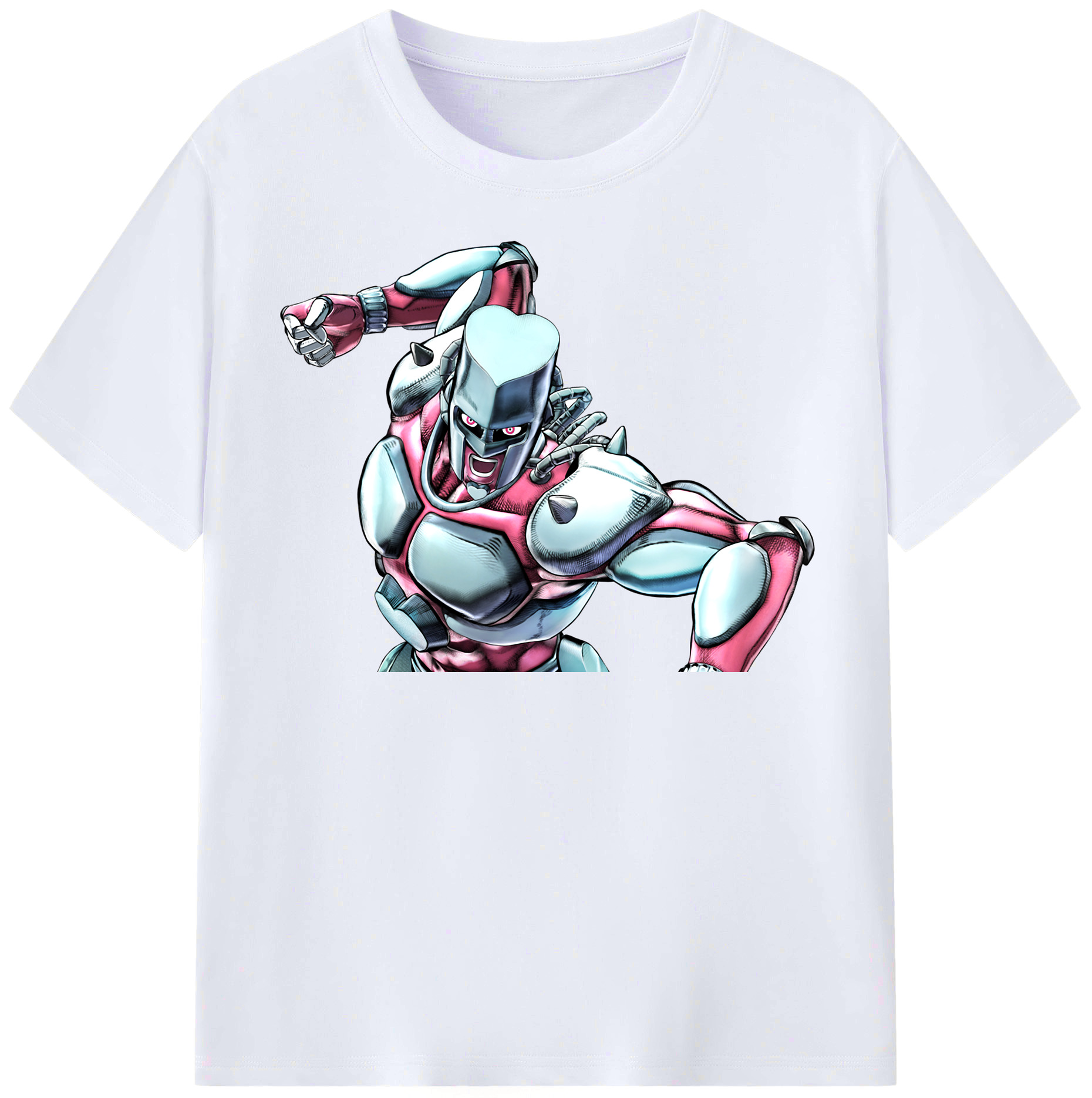 （画像用） ジョジョの奇妙な冒険 ひがしかた じょうすけ JoJo's Bizarre Adventure Higashikata Josuke レディースカジュアルプリントTシャツ（綿100％）