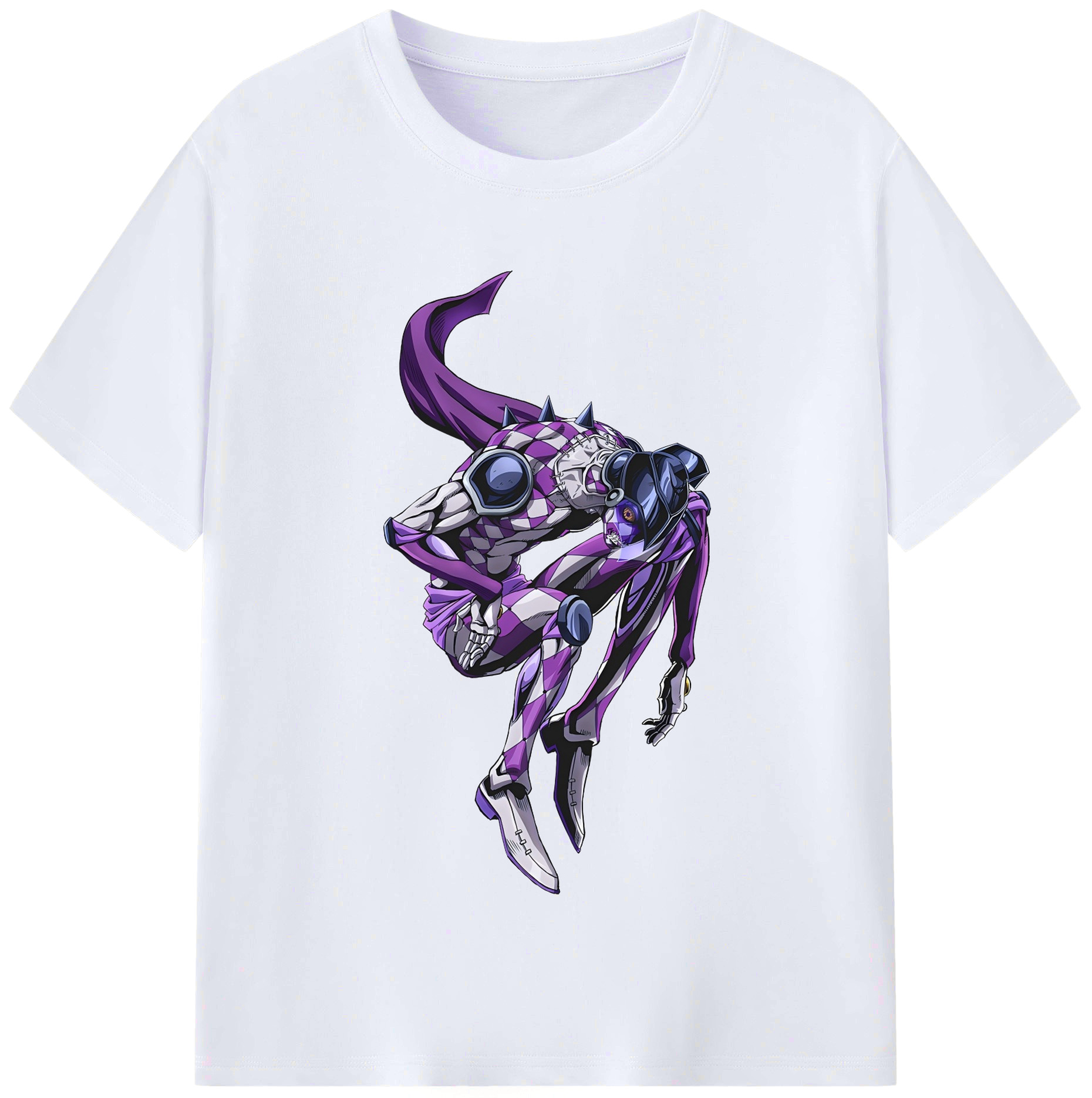（画像用） ジョジョの奇妙な冒険 パンナコッタ?フー JoJo's Bizarre Adventure Pannacotta Fugo レディースカジュアルプリントTシャツ（綿100％）