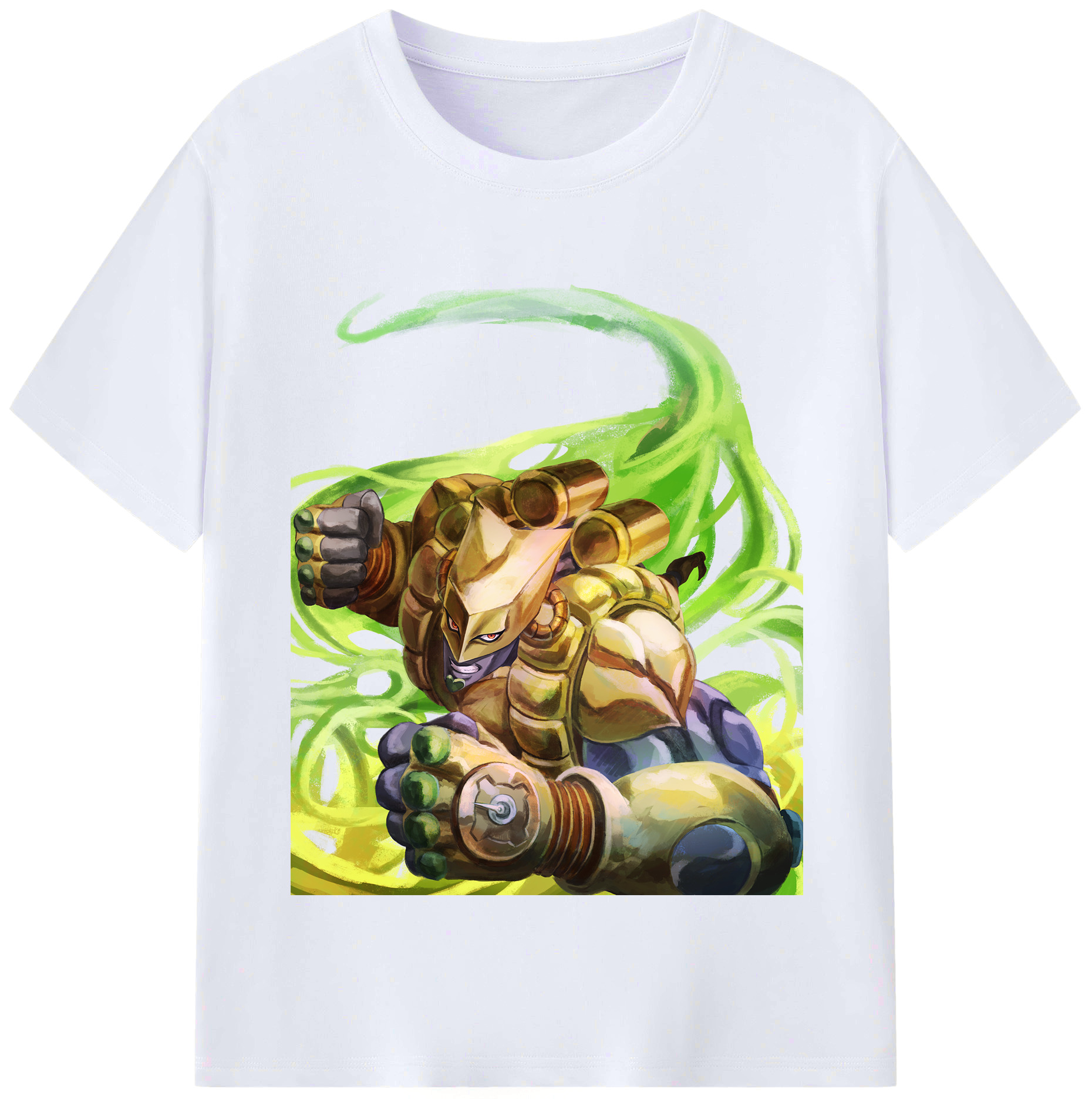 （画像用） ジョジョの奇妙な冒険 ディオ?ブランドー JoJo's Bizarre Adventure Dio Brando レディースカジュアルプリントTシャツ（綿100％）