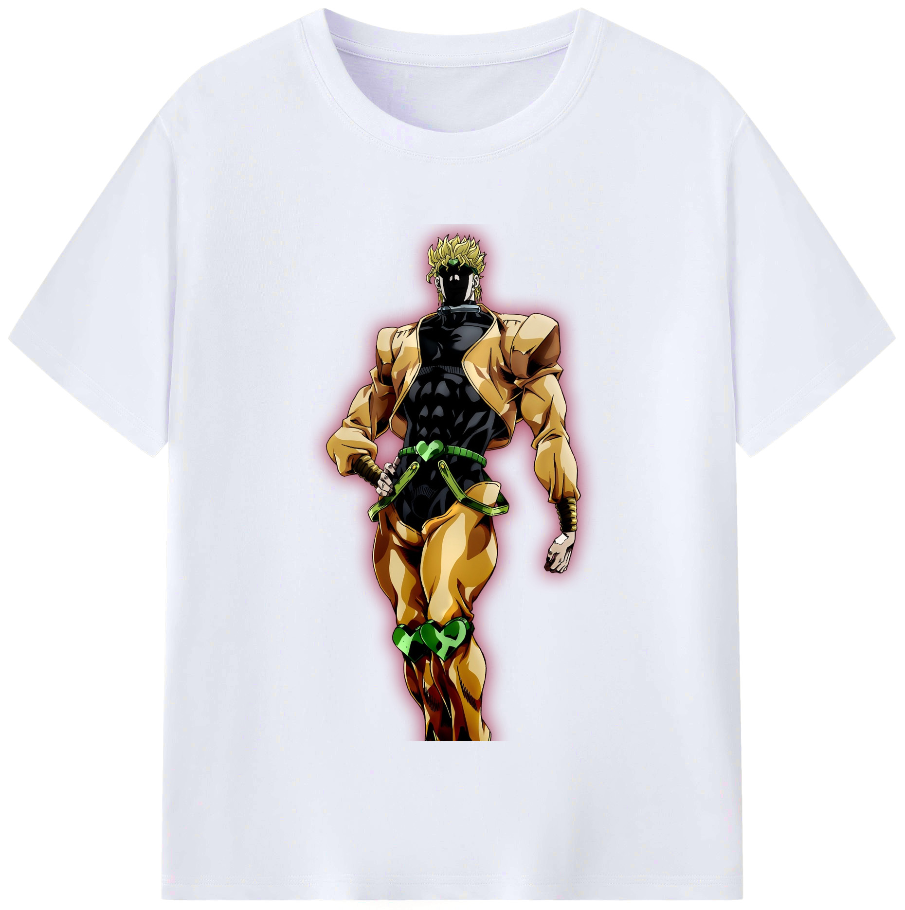 （画像用） ジョジョの奇妙な冒険 ディオ?ブランドー JoJo's Bizarre Adventure Dio Brando レディースカジュアルプリントTシャツ（綿100％）
