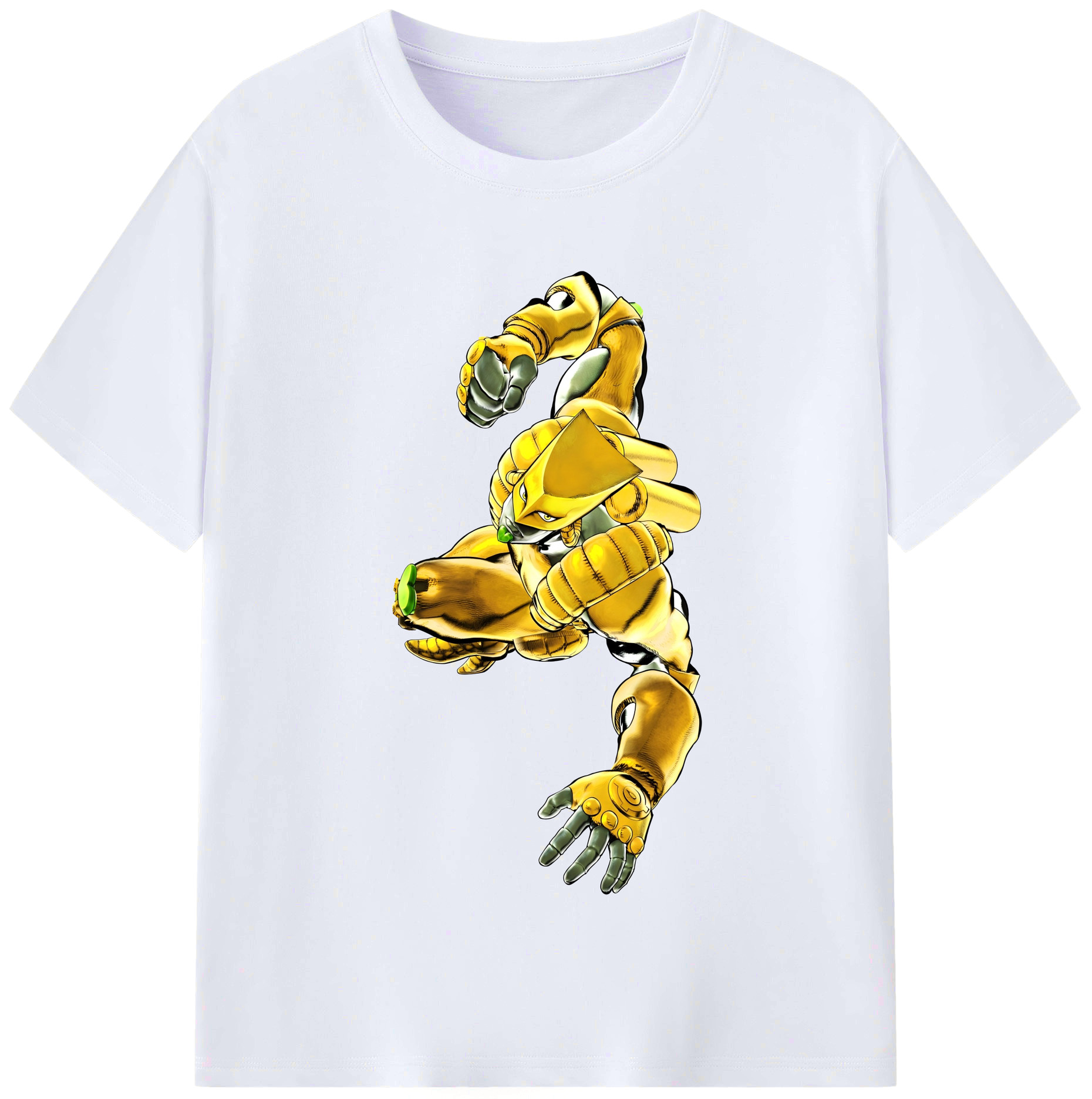 （画像用） ジョジョの奇妙な冒険 ディオ?ブランドー JoJo's Bizarre Adventure Dio Brando レディースカジュアルプリントTシャツ（綿100％）