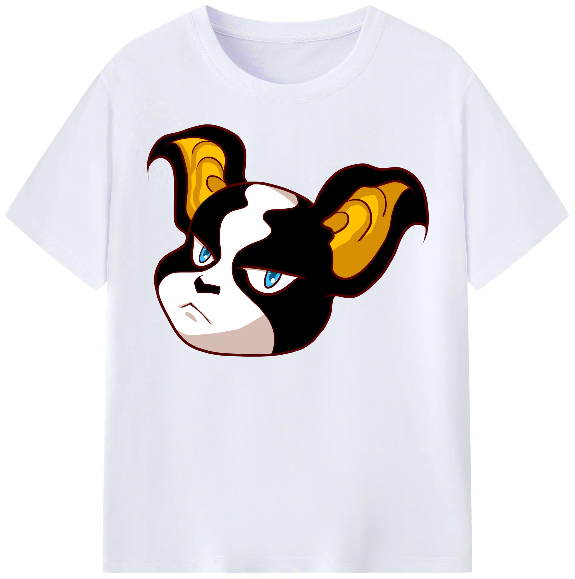 （画像用） ジョジョの奇妙な冒険 イギー JoJo's Bizarre Adventure Iggy レディースカジュアルプリントTシャツ（綿100％）