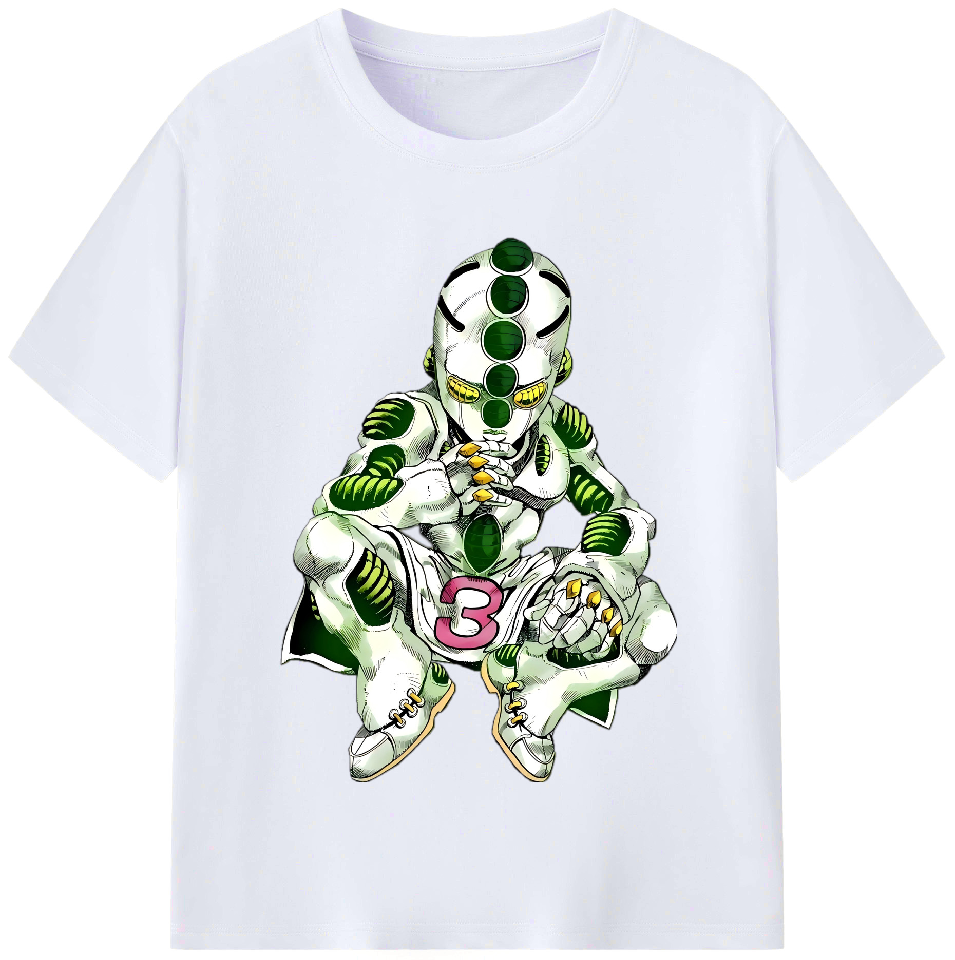 （画像用） ジョジョの奇妙な冒険 広瀨康一 JoJo's Bizarre Adventure Hirose Koichi レディースカジュアルプリントTシャツ（綿100％）