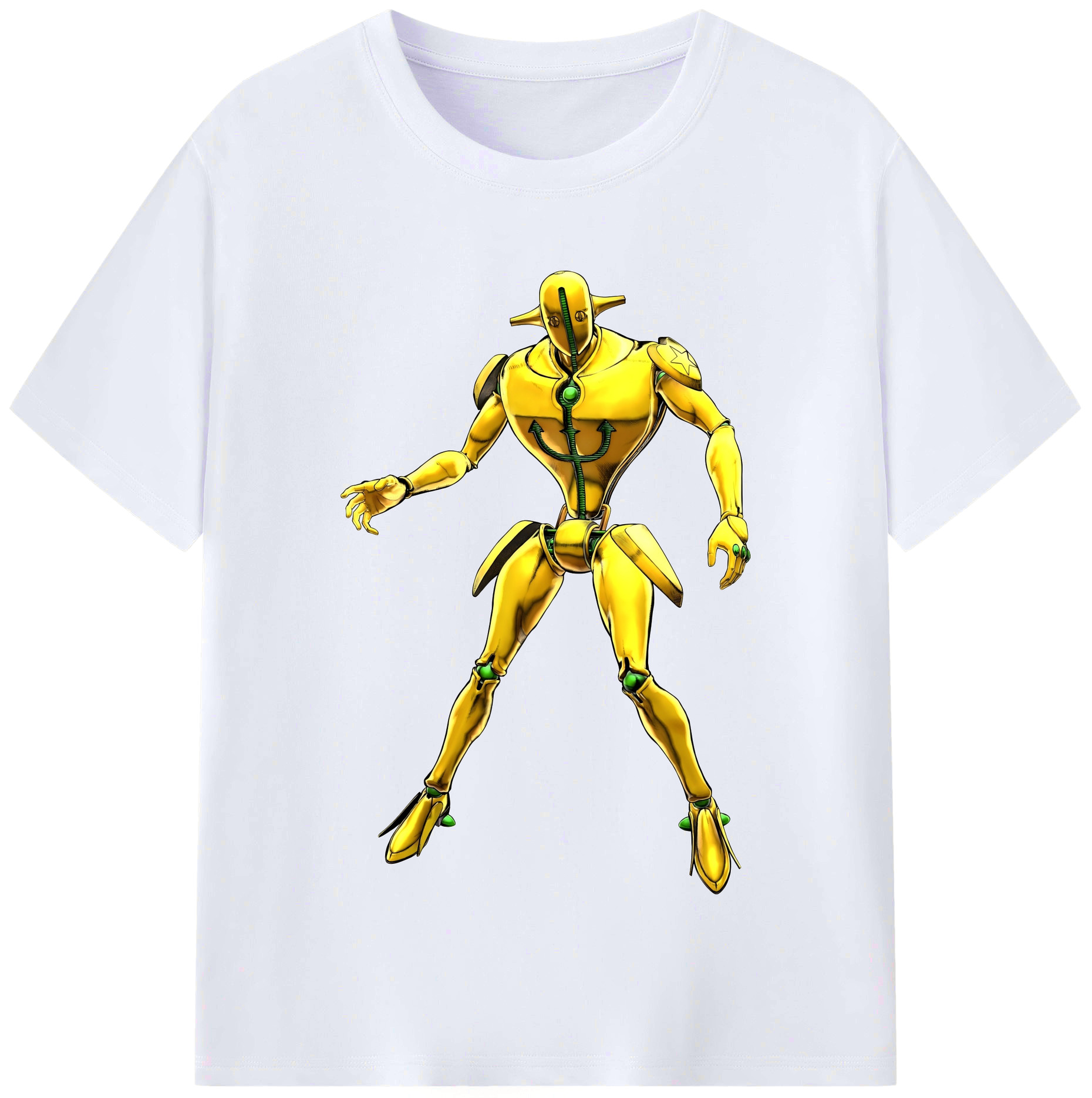 （画像用） ジョジョの奇妙な冒険 JoJo's Bizarre Adventure レディースカジュアルプリントTシャツ（綿100％）