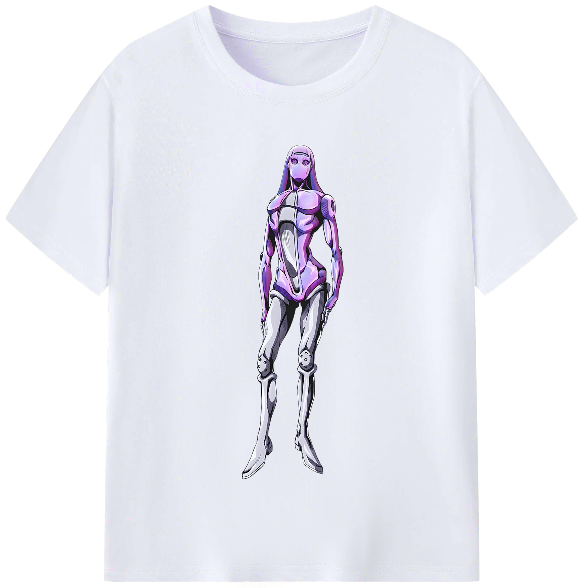 （画像用） ジョジョの奇妙な冒険 JoJo's Bizarre Adventure レディースカジュアルプリントTシャツ（綿100％）