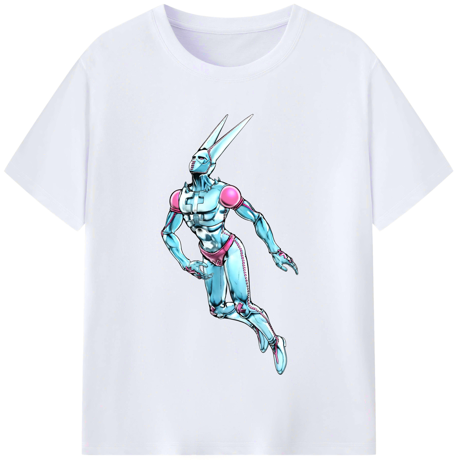 （画像用） ジョジョの奇妙な冒険 JoJo's Bizarre Adventure レディースカジュアルプリントTシャツ（綿100％）