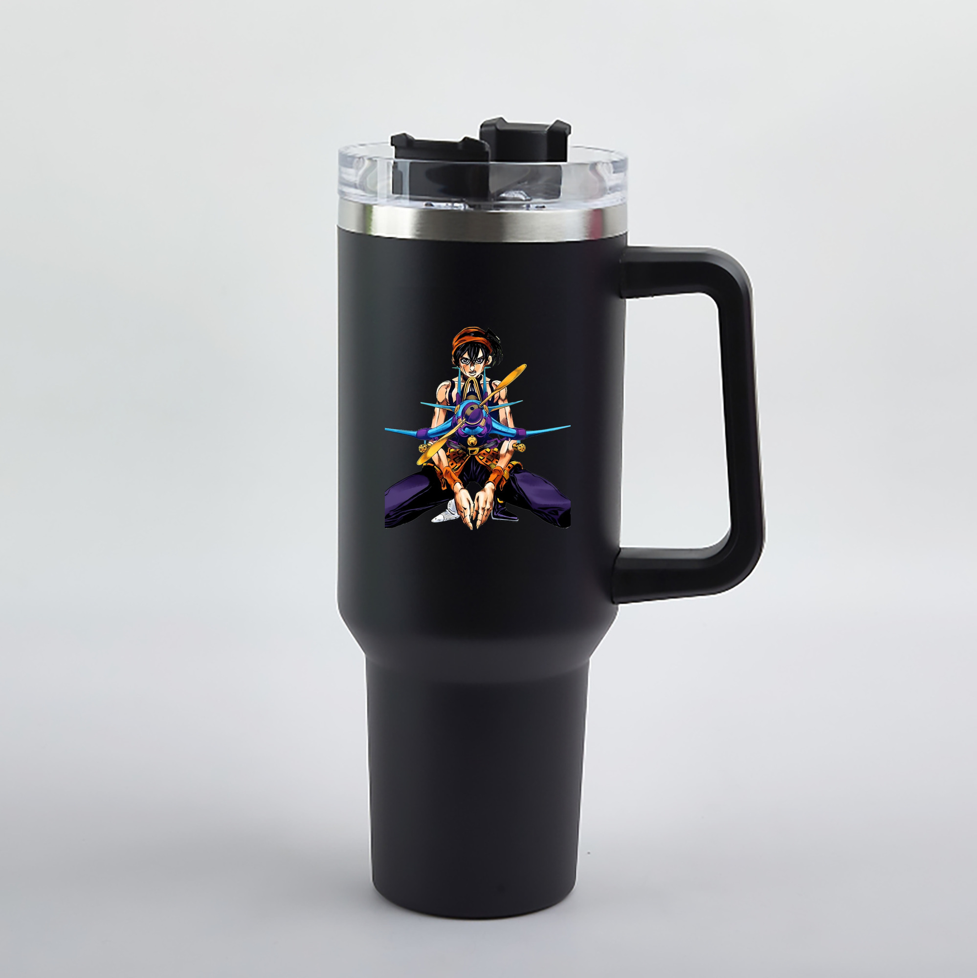 （画像用） ジョジョの奇妙な冒険 ナランチャ?ギルガ JoJo's Bizarre Adventure Narancia Ghirga 1200mL車用タンブラー（カラープリント）