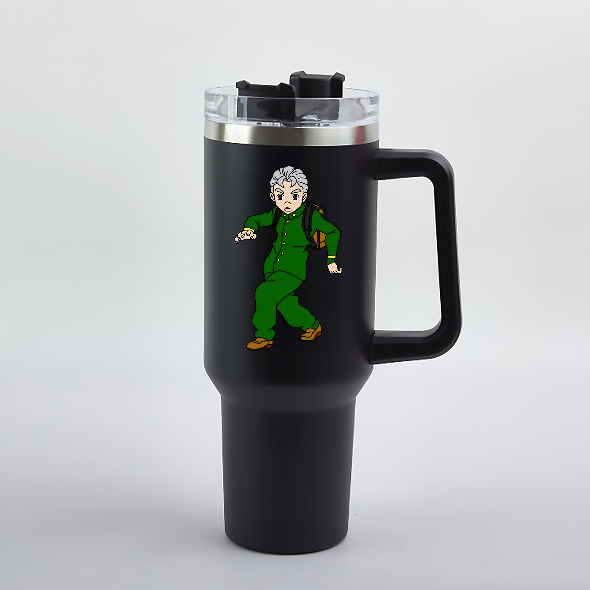 （画像用） ジョジョの奇妙な冒険 広瀨康一 JoJo's Bizarre Adventure Hirose Koichi 1200mL車用タンブラー（カラープリント）
