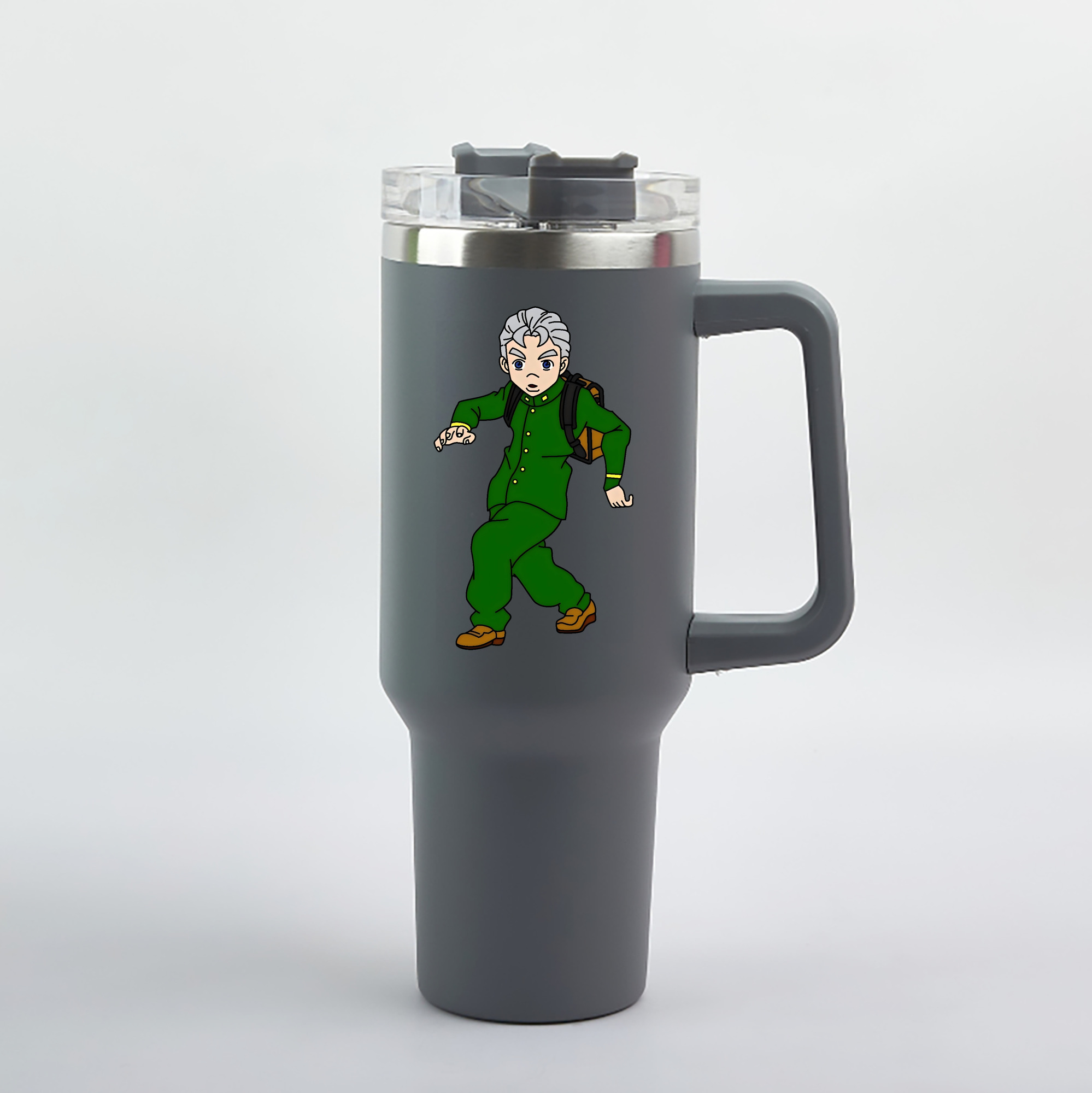 （画像用） ジョジョの奇妙な冒険 広瀨康一 JoJo's Bizarre Adventure Hirose Koichi 1200mL車用タンブラー（カラープリント）