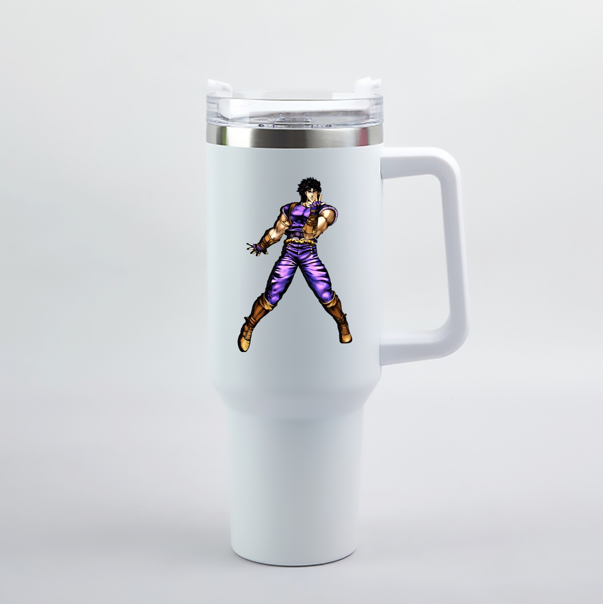 （画像用） ジョジョの奇妙な冒険 /ジョナサン?ジョースター JoJo's Bizarre Adventure Jonathan Joestar 1200mL車用タンブラー（カラープリント）