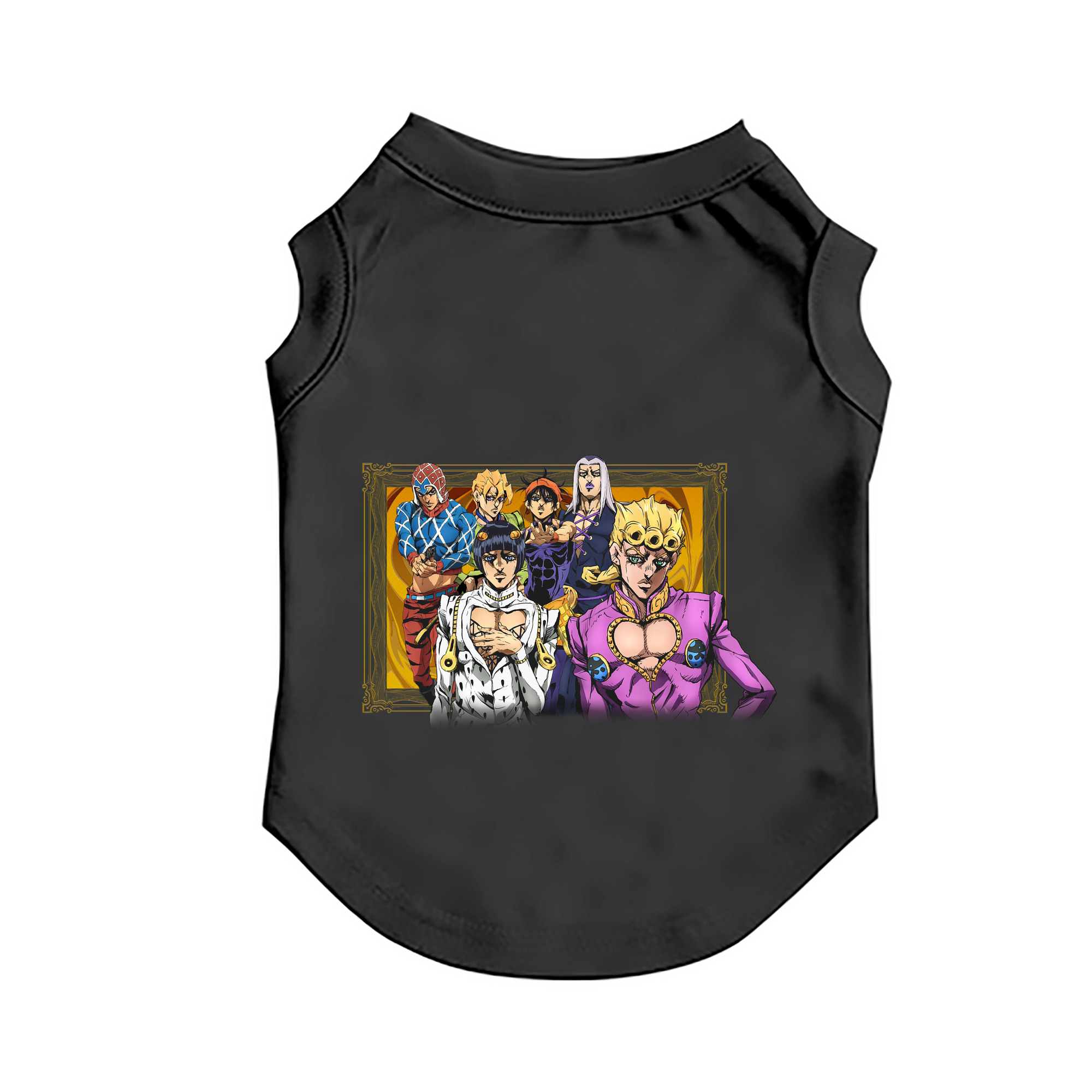 （画像用） ジョジョの奇妙な冒険 ジョルノ?ジョバァーナ JoJo's Bizarre Adventure Giorno Giovanna ペット用ベスト