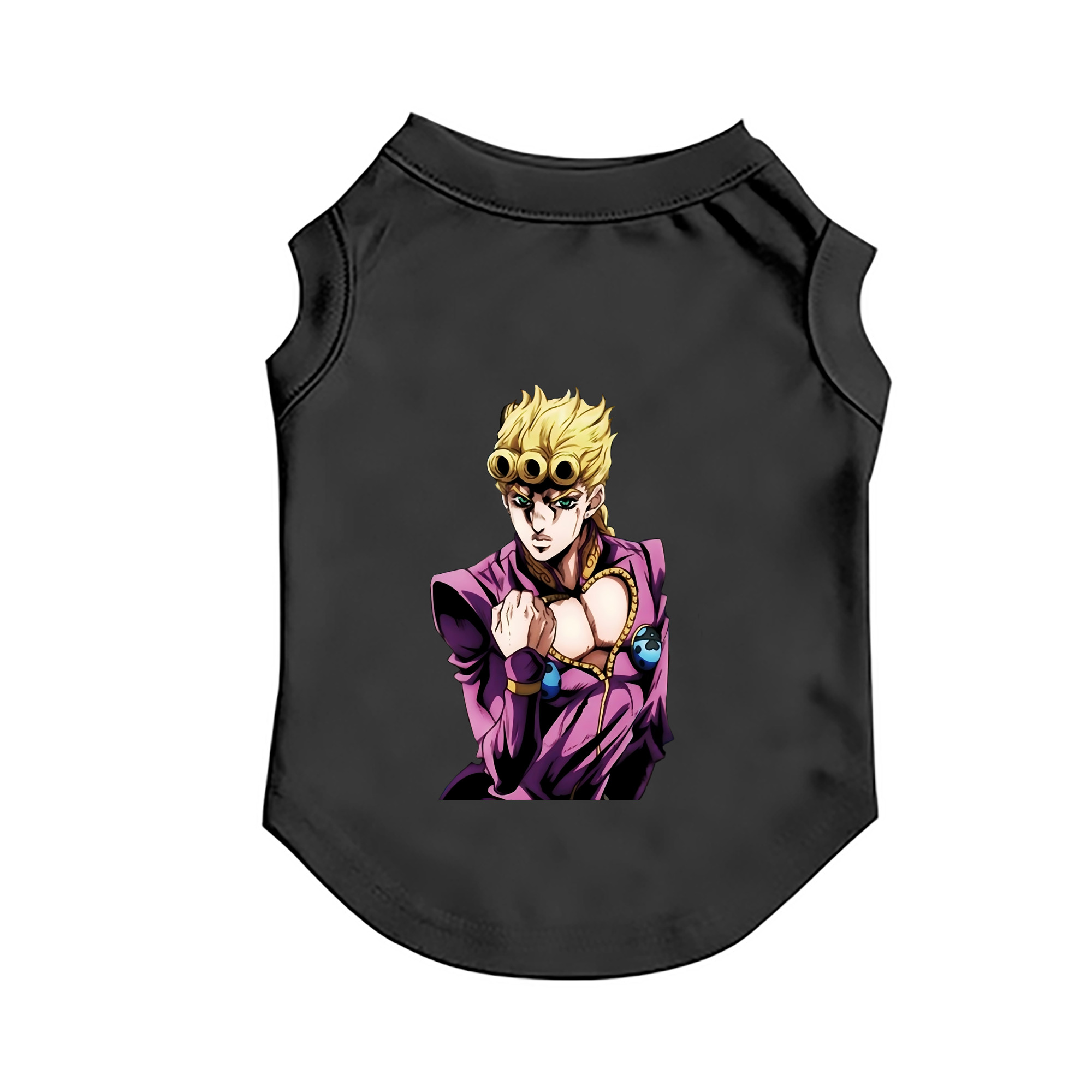 （画像用） ジョジョの奇妙な冒険 ジョルノ?ジョバァーナ JoJo's Bizarre Adventure Giorno Giovanna ペット用ベスト