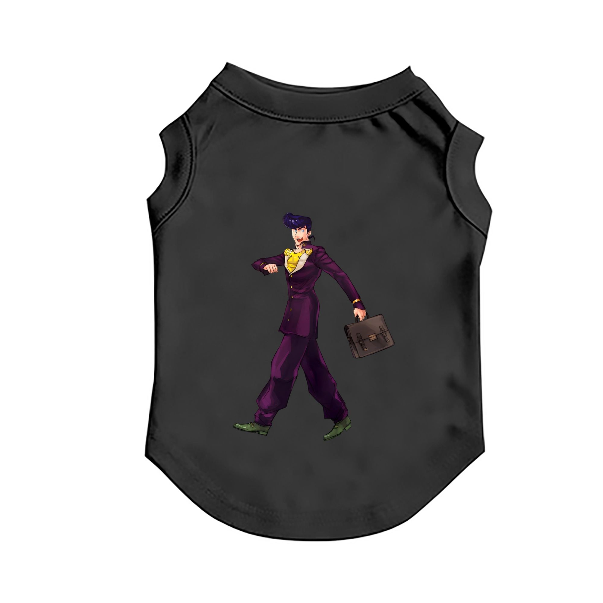 （画像用） ジョジョの奇妙な冒険 ひがしかた じょうすけ JoJo's Bizarre Adventure Higashikata Josuke ペット用ベスト