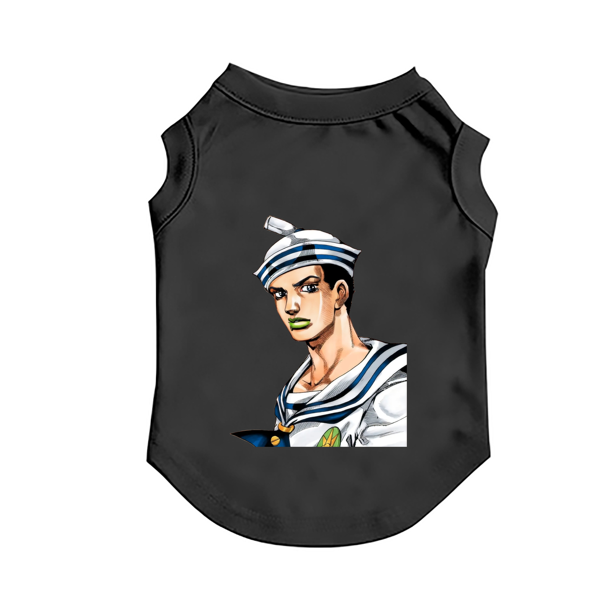 （画像用） ジョジョの奇妙な冒険 東方定助 JoJo's Bizarre Adventure Higashikata Josuke ペット用ベスト