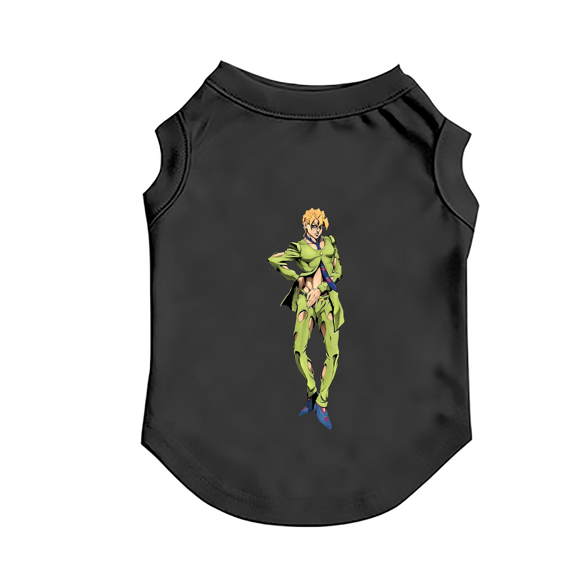 （画像用） ジョジョの奇妙な冒険 パンナコッタ?フー JoJo's Bizarre Adventure Pannacotta Fugo ペット用ベスト