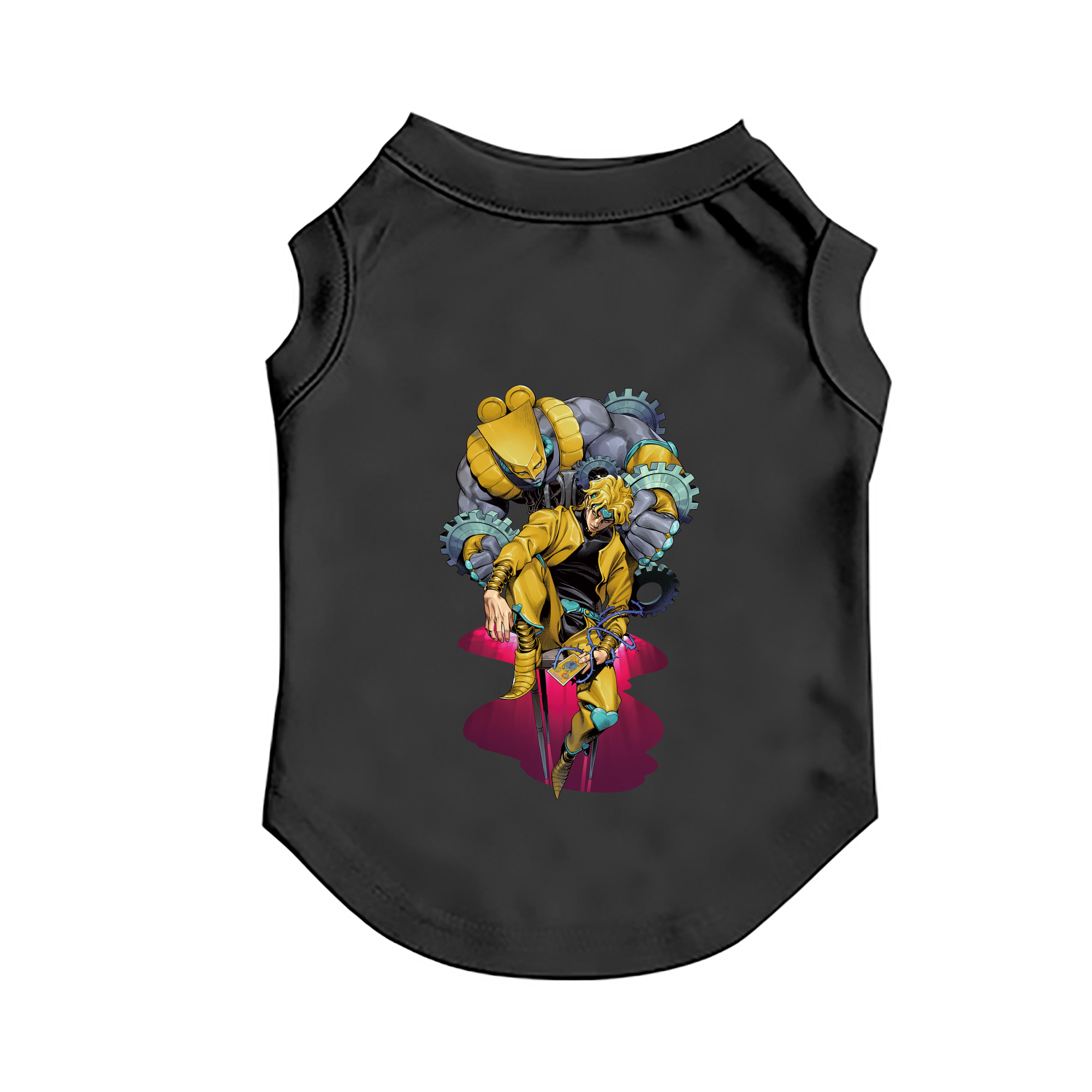 （画像用） ジョジョの奇妙な冒険 ディオ?ブランドー JoJo's Bizarre Adventure Dio Brando ペット用ベスト