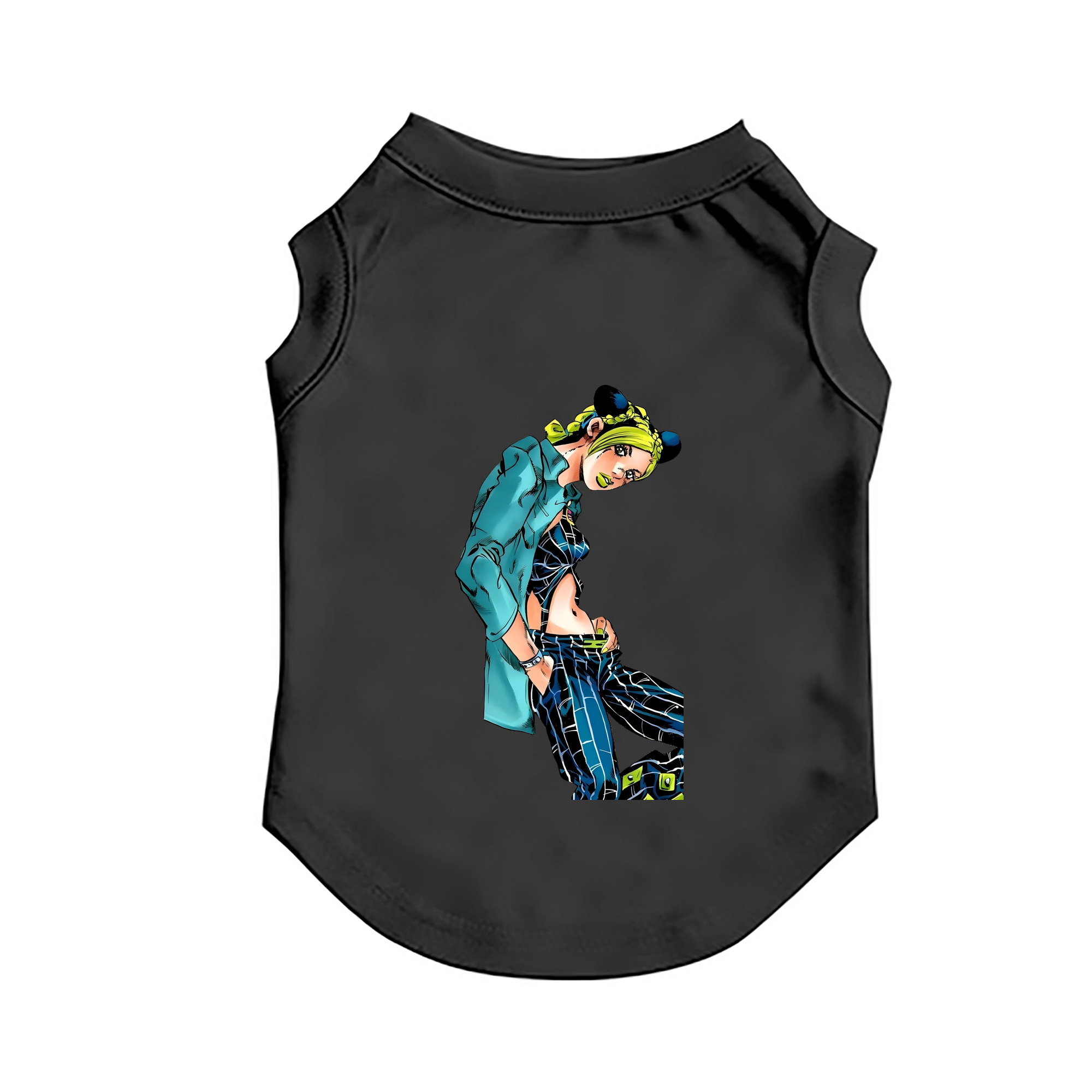 （画像用） "ジョジョの奇妙な冒険 くうじょう ジョリーン JoJo's Bizarre Adventure Jolyne Cujoh " ペット用ベスト