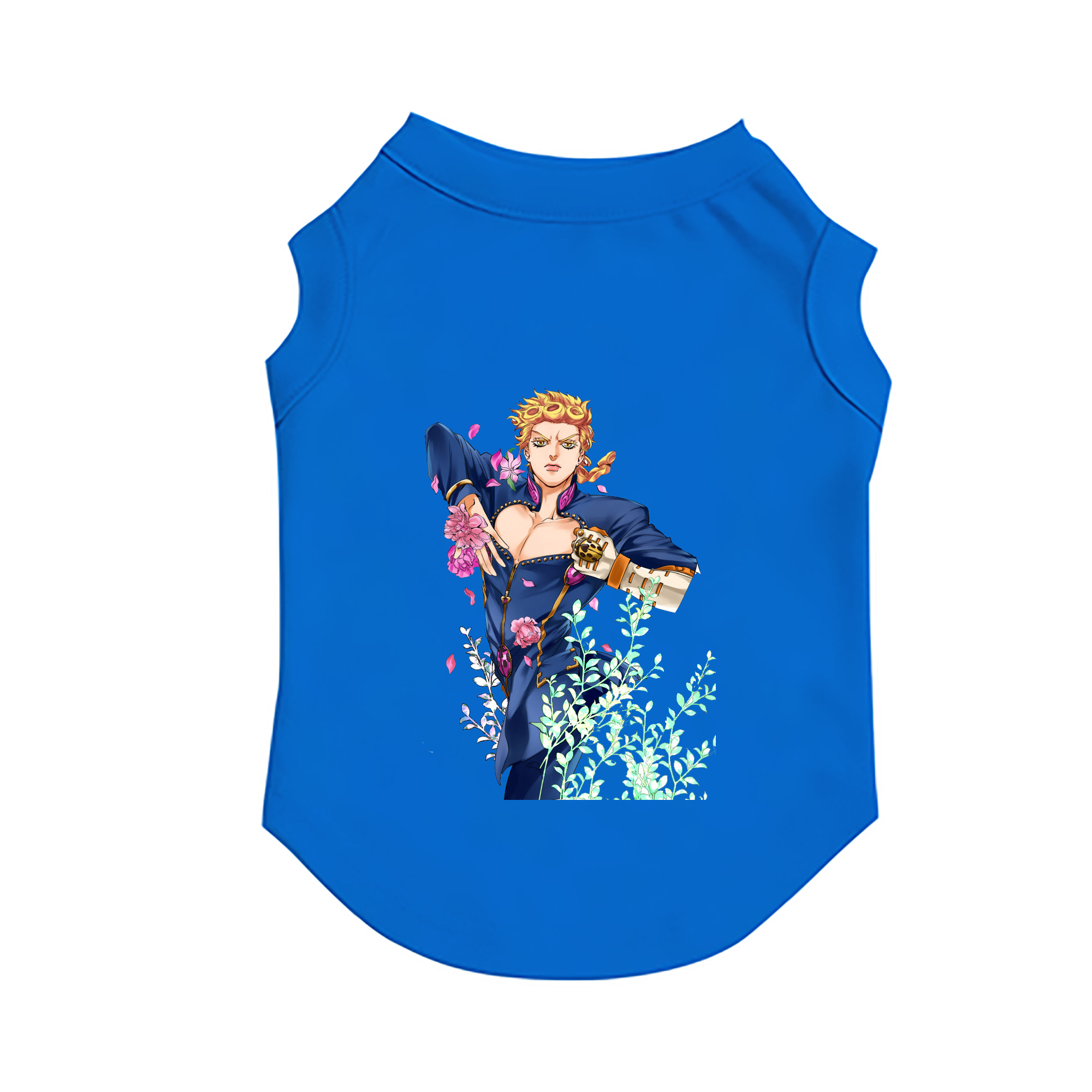 （画像用） ジョジョの奇妙な冒険 ジョルノ?ジョバァーナ JoJo's Bizarre Adventure Giorno Giovanna ペット用ベスト