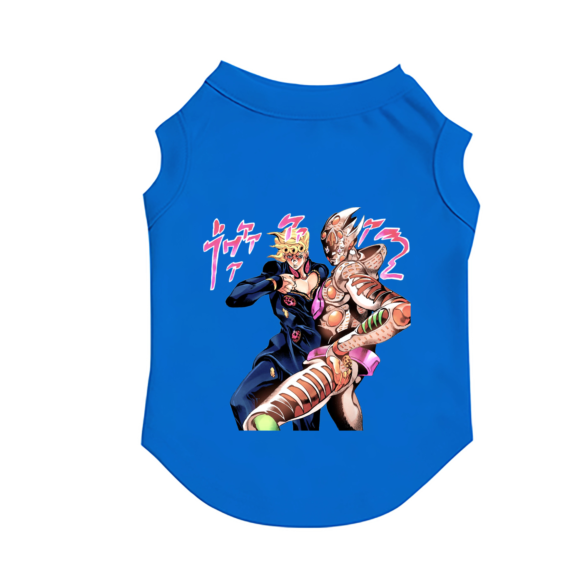 （画像用） ジョジョの奇妙な冒険 ジョルノ?ジョバァーナ JoJo's Bizarre Adventure Giorno Giovanna ペット用ベスト