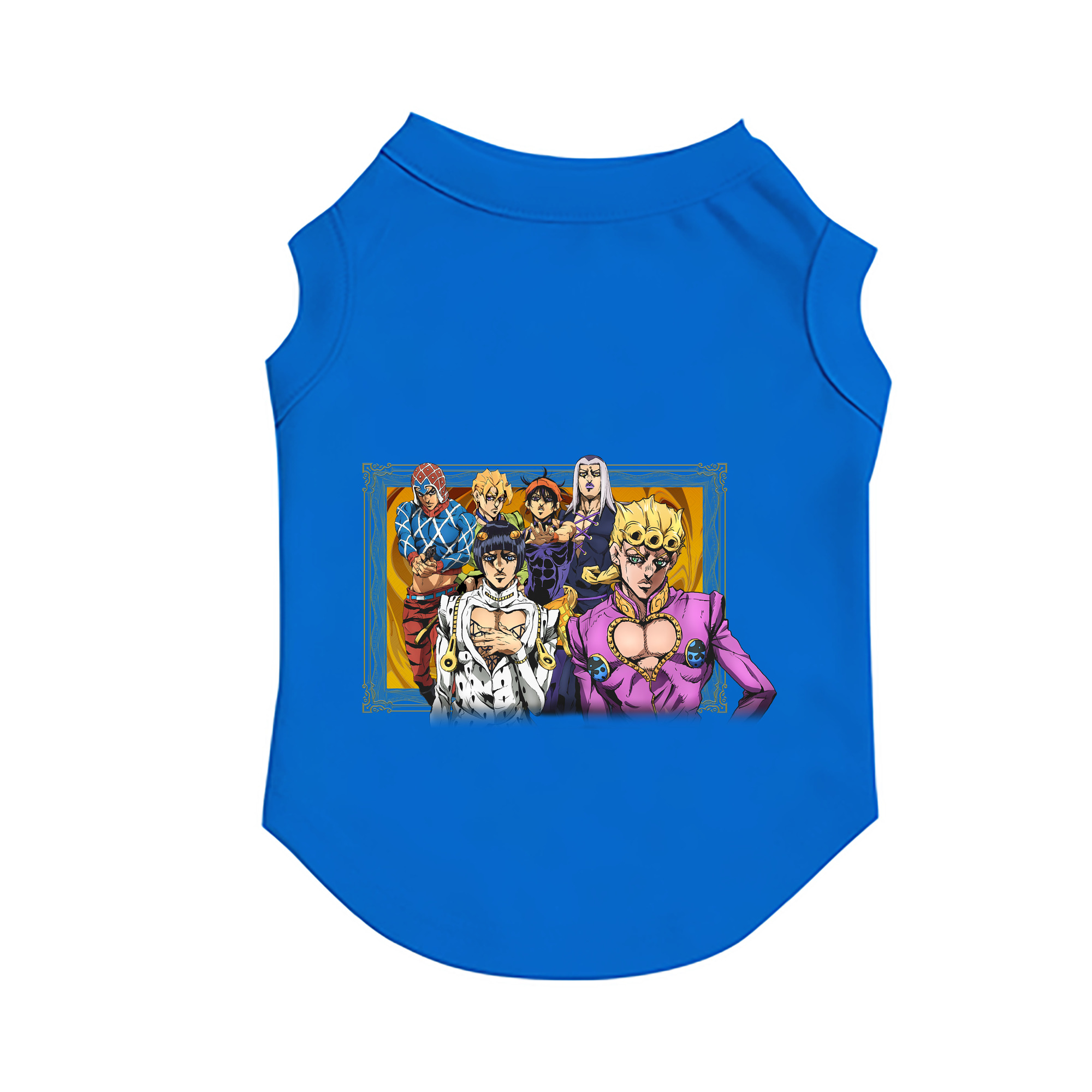 （画像用） ジョジョの奇妙な冒険 ジョルノ?ジョバァーナ JoJo's Bizarre Adventure Giorno Giovanna ペット用ベスト
