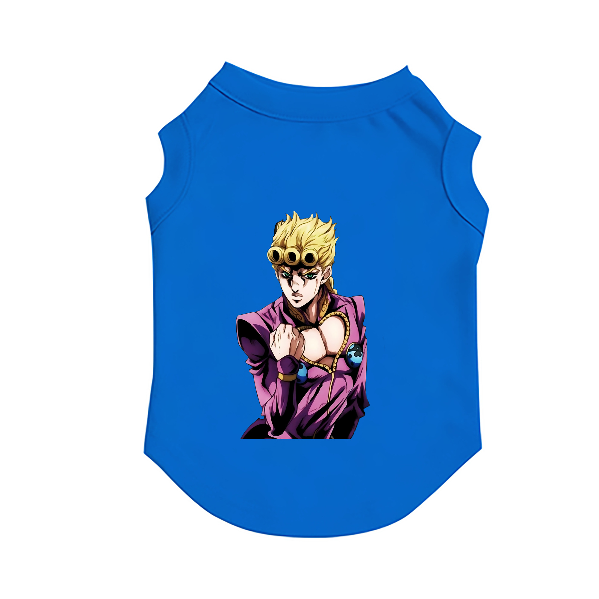 （画像用） ジョジョの奇妙な冒険 ジョルノ?ジョバァーナ JoJo's Bizarre Adventure Giorno Giovanna ペット用ベスト