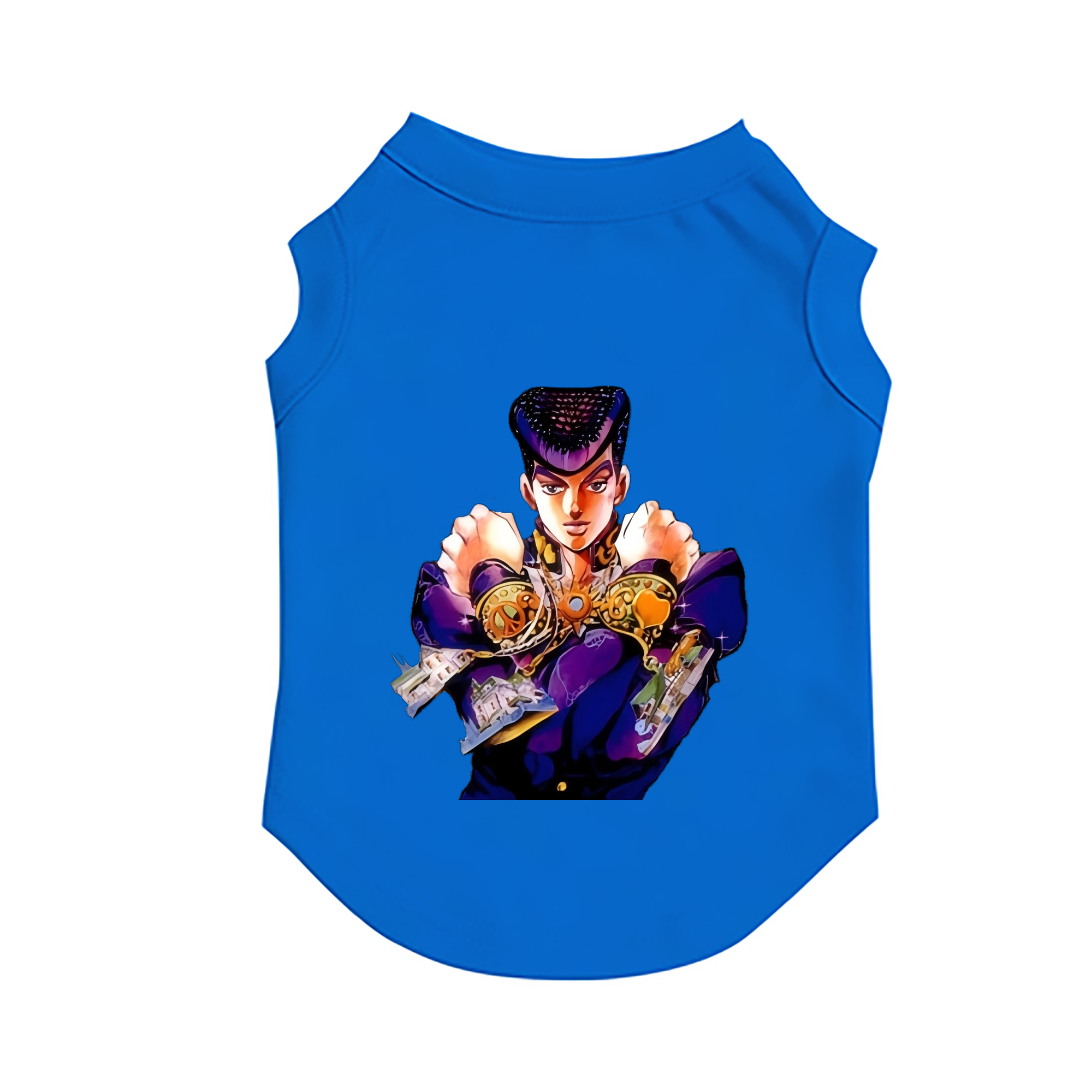 （画像用） ジョジョの奇妙な冒険 ひがしかた じょうすけ JoJo's Bizarre Adventure Higashikata Josuke ペット用ベスト