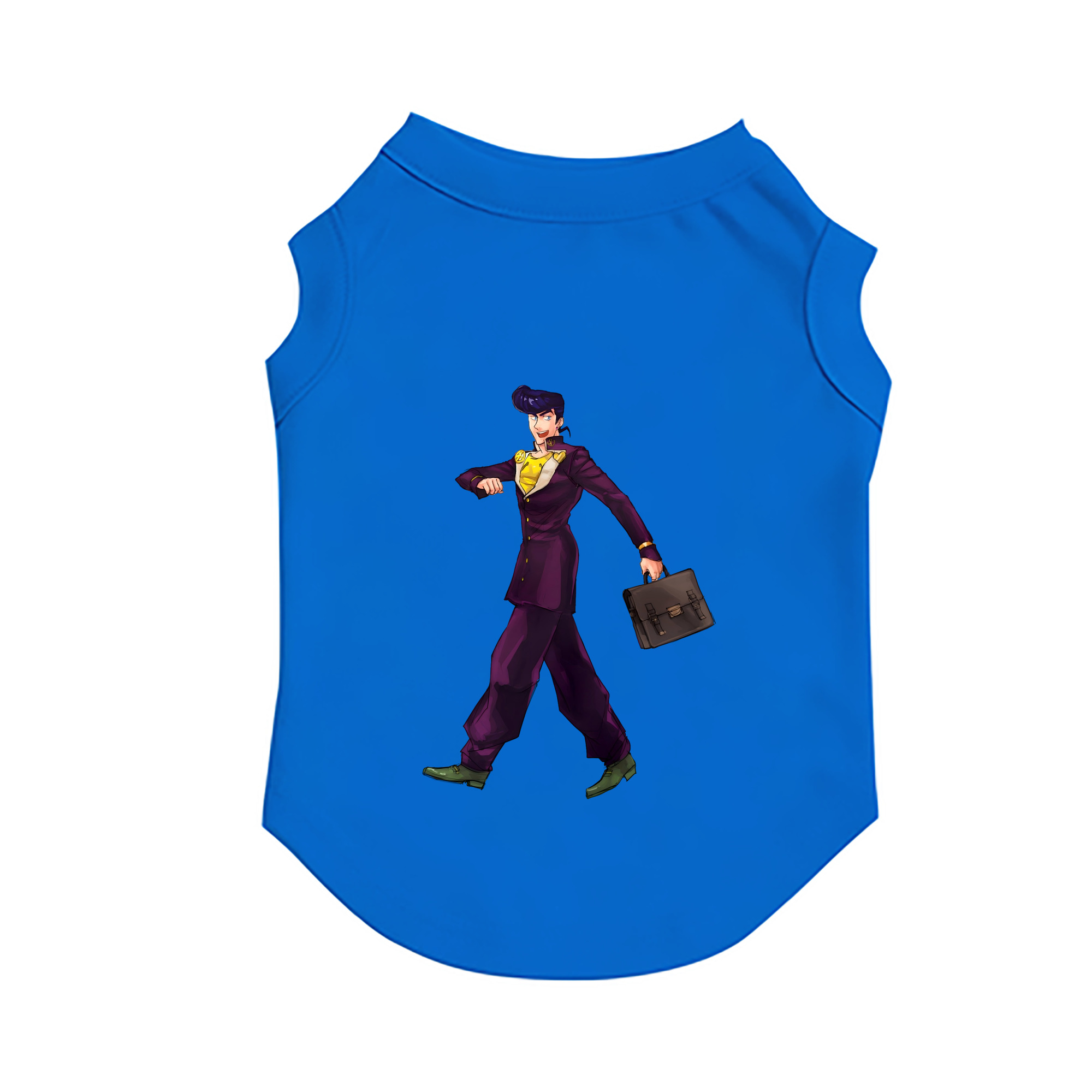 （画像用） ジョジョの奇妙な冒険 ひがしかた じょうすけ JoJo's Bizarre Adventure Higashikata Josuke ペット用ベスト