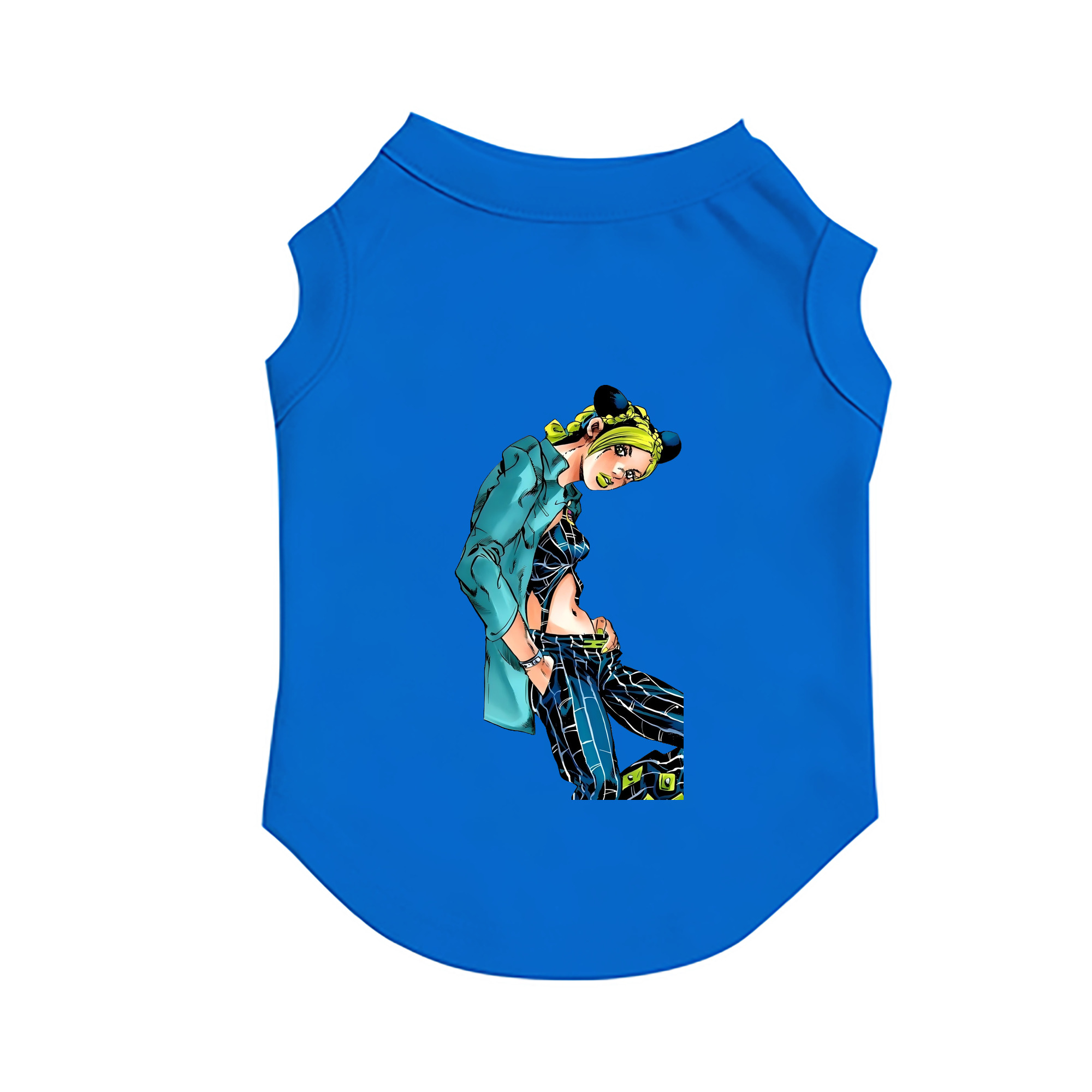 （画像用） "ジョジョの奇妙な冒険 くうじょう ジョリーン JoJo's Bizarre Adventure Jolyne Cujoh " ペット用ベスト