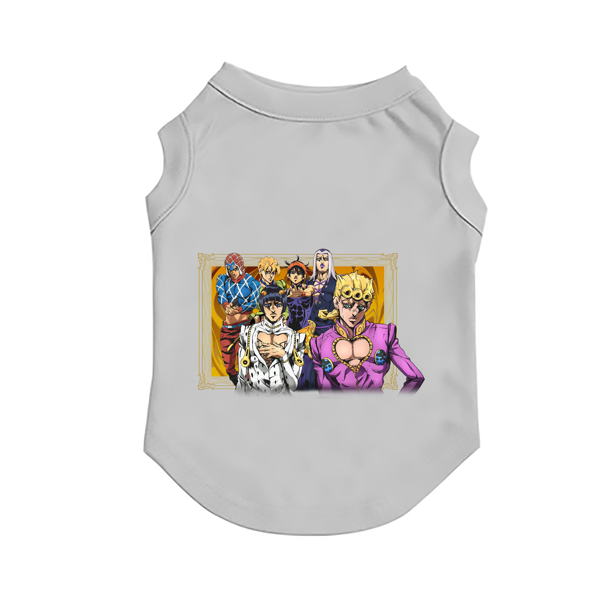 （画像用） ジョジョの奇妙な冒険 ジョルノ?ジョバァーナ JoJo's Bizarre Adventure Giorno Giovanna ペット用ベスト