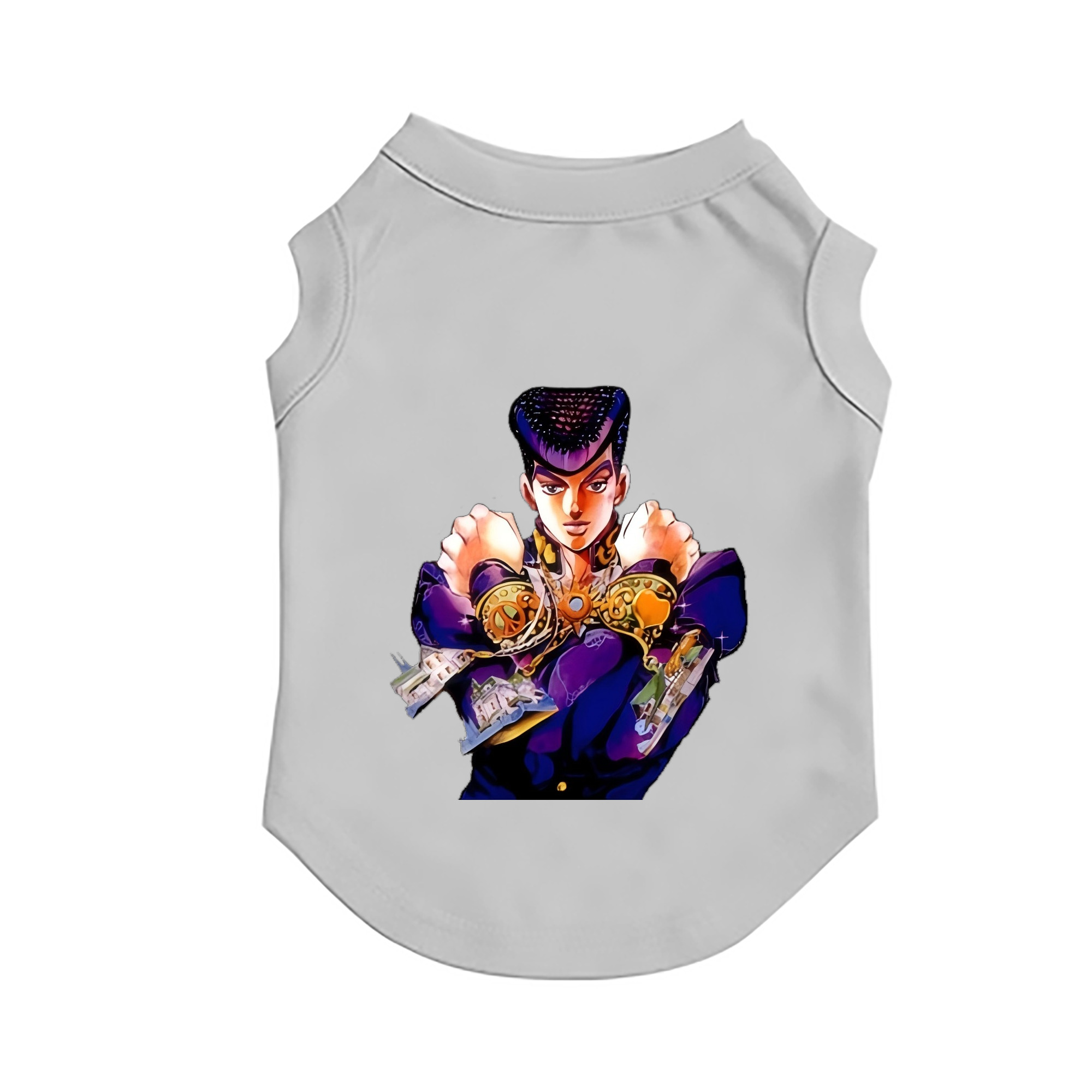 （画像用） ジョジョの奇妙な冒険 ひがしかた じょうすけ JoJo's Bizarre Adventure Higashikata Josuke ペット用ベスト