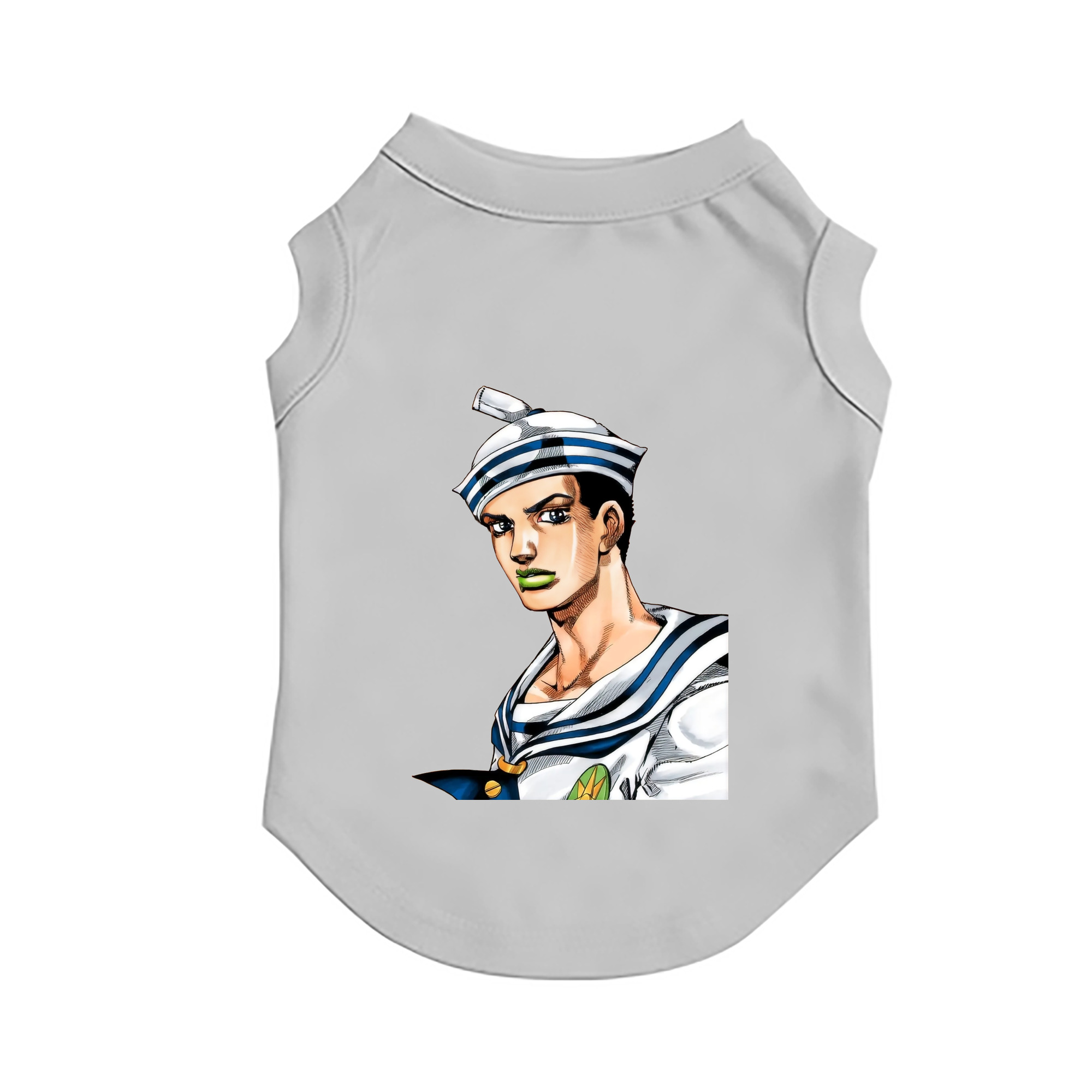 （画像用） ジョジョの奇妙な冒険 東方定助 JoJo's Bizarre Adventure Higashikata Josuke ペット用ベスト