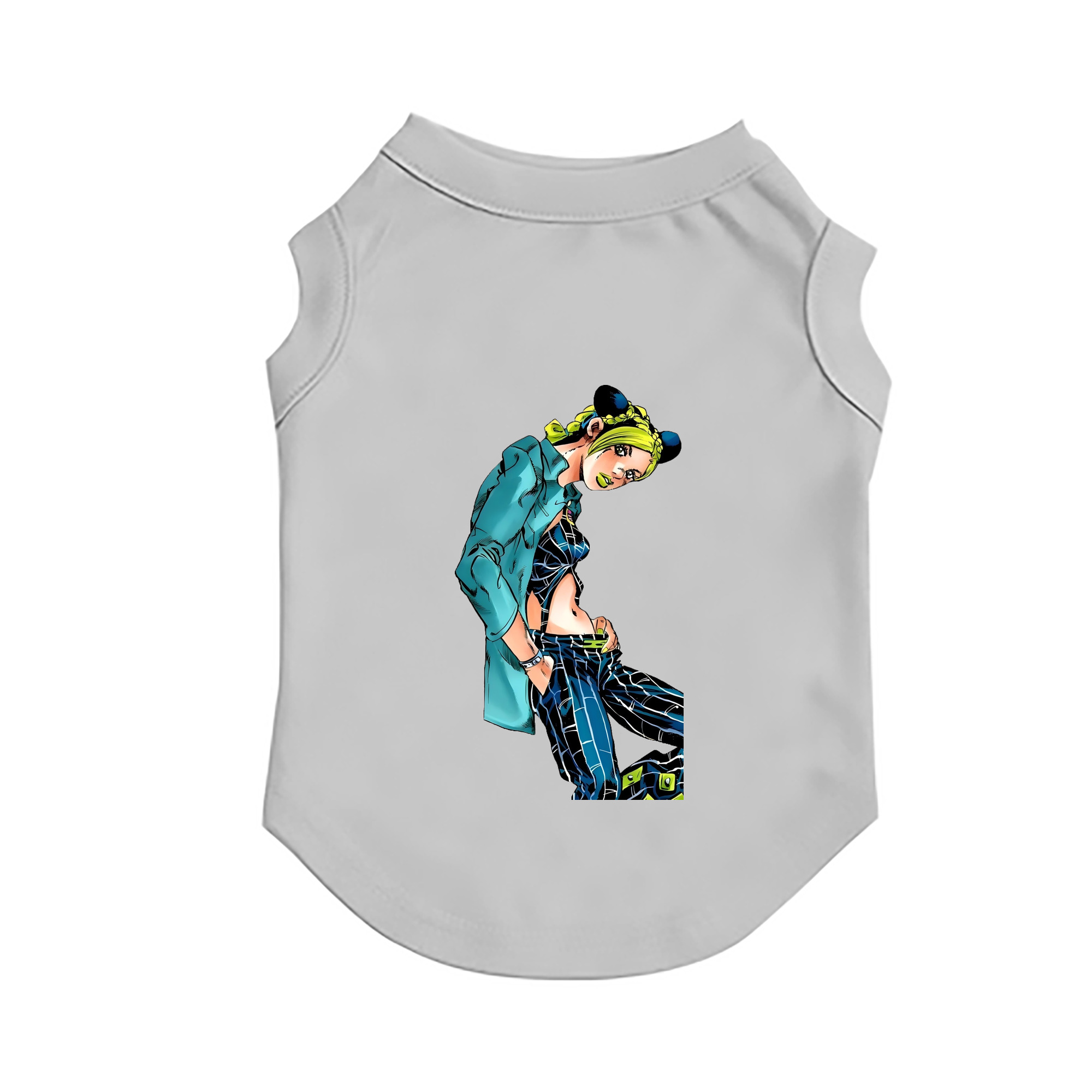 （画像用） "ジョジョの奇妙な冒険 くうじょう ジョリーン JoJo's Bizarre Adventure Jolyne Cujoh " ペット用ベスト