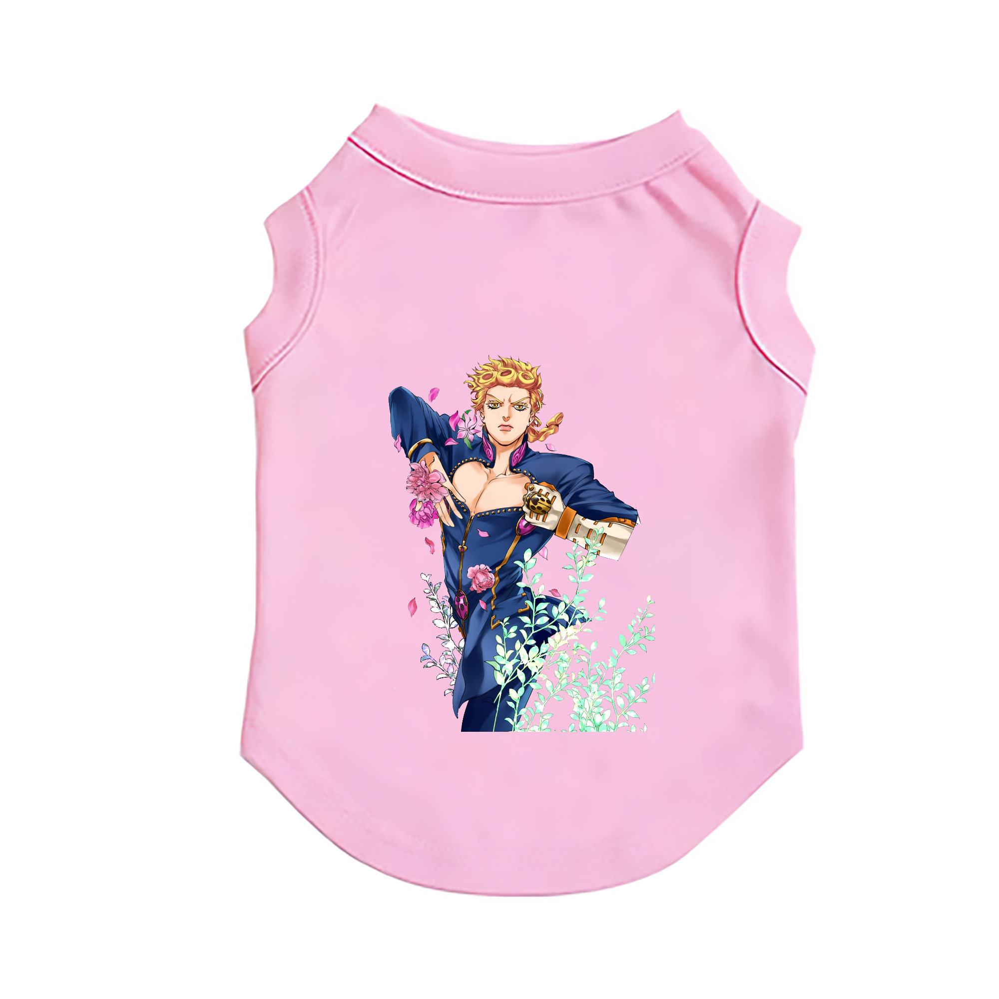 （画像用） ジョジョの奇妙な冒険 ジョルノ?ジョバァーナ JoJo's Bizarre Adventure Giorno Giovanna ペット用ベスト
