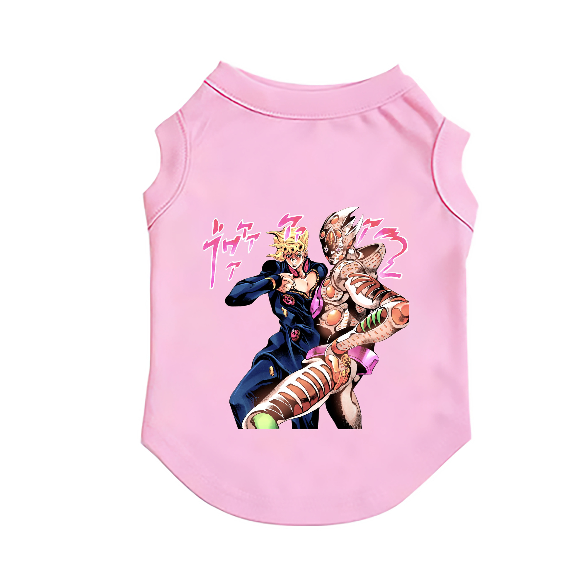 （画像用） ジョジョの奇妙な冒険 ジョルノ?ジョバァーナ JoJo's Bizarre Adventure Giorno Giovanna ペット用ベスト