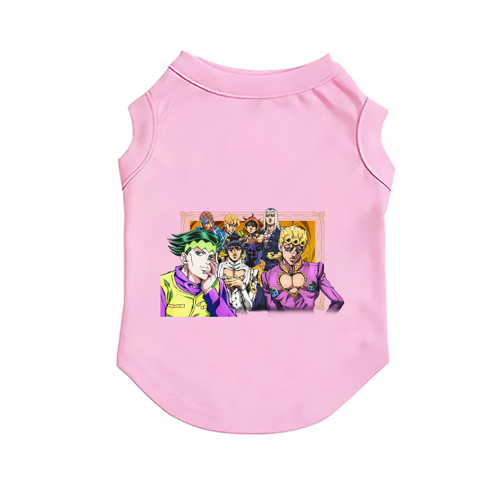 （画像用） ジョジョの奇妙な冒険 ジョルノ?ジョバァーナ JoJo's Bizarre Adventure Giorno Giovanna ペット用ベスト