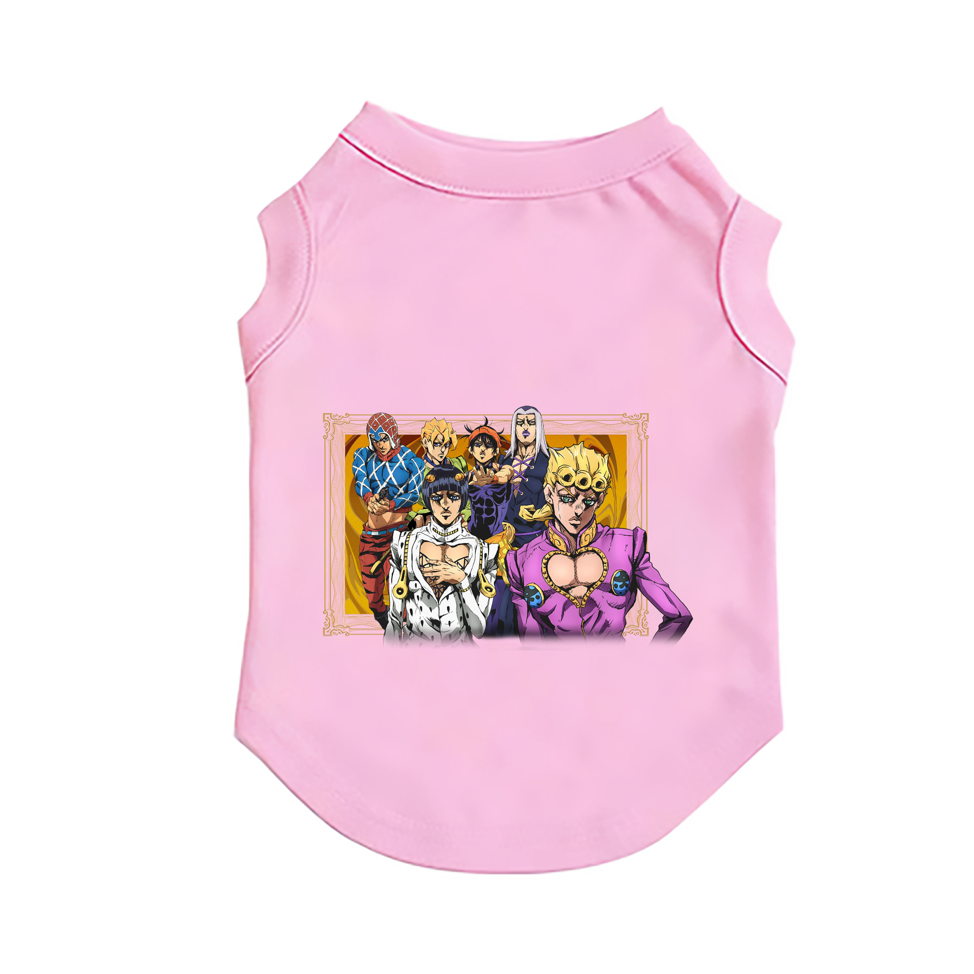 （画像用） ジョジョの奇妙な冒険 ジョルノ?ジョバァーナ JoJo's Bizarre Adventure Giorno Giovanna ペット用ベスト