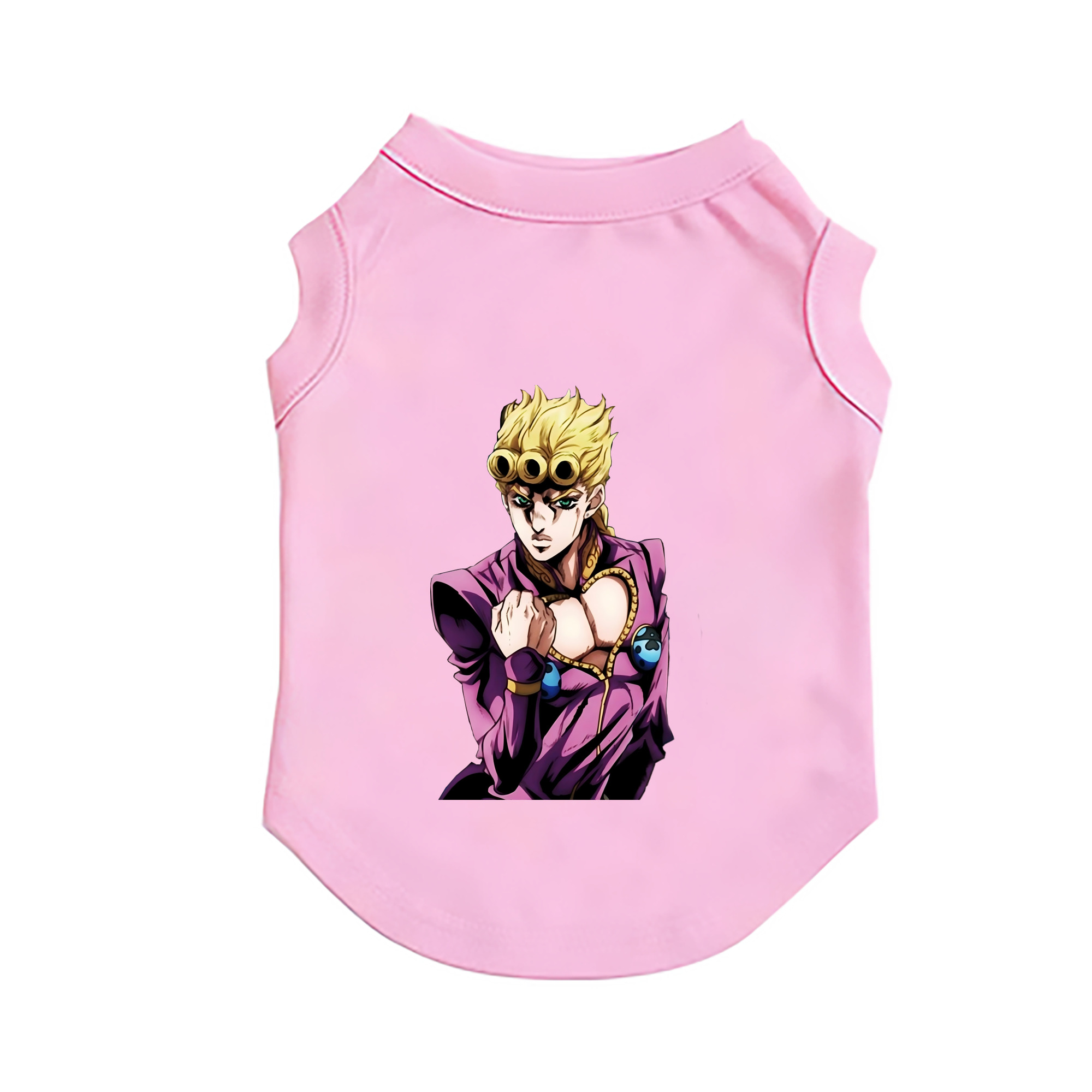 （画像用） ジョジョの奇妙な冒険 ジョルノ?ジョバァーナ JoJo's Bizarre Adventure Giorno Giovanna ペット用ベスト