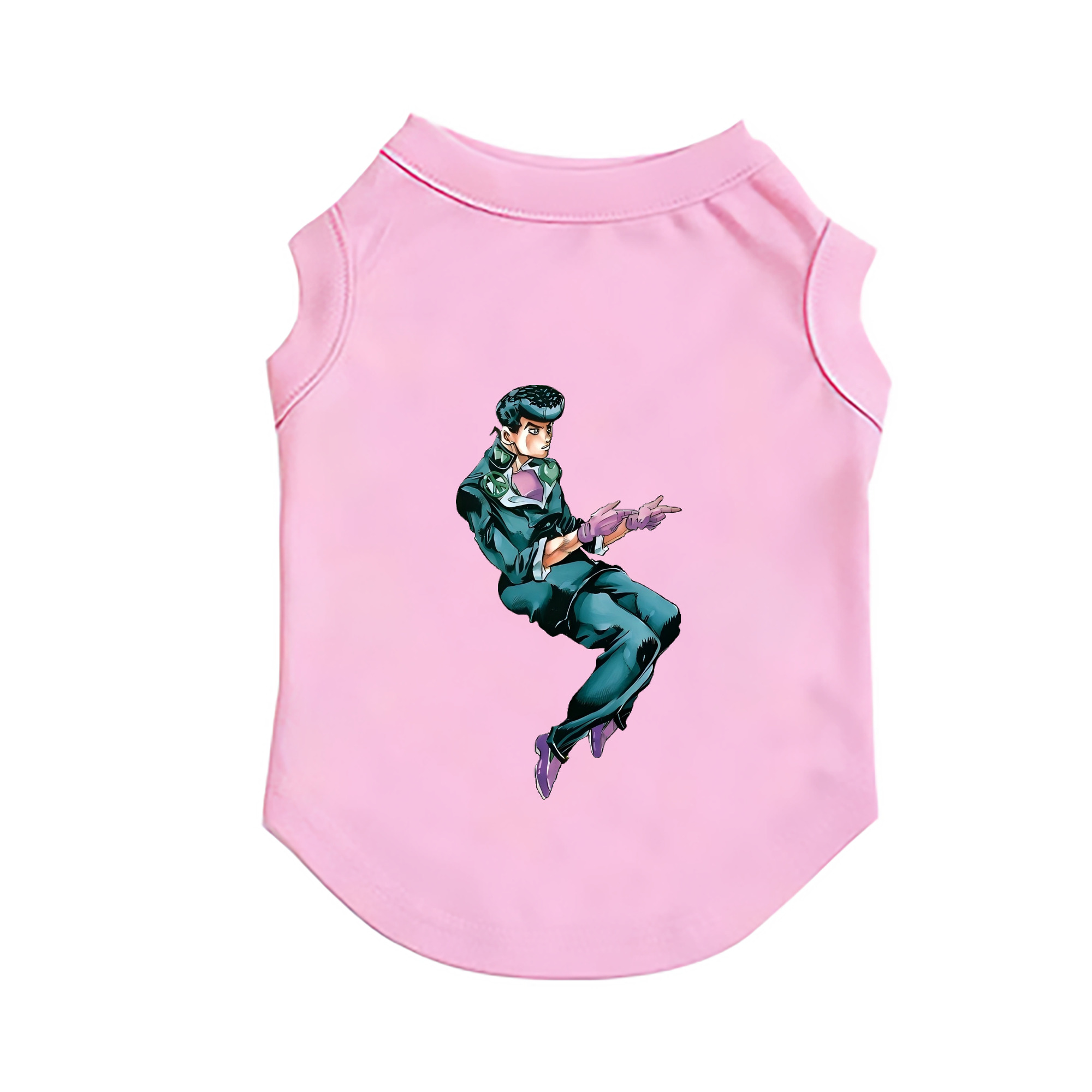 （画像用） ジョジョの奇妙な冒険 ひがしかた じょうすけ JoJo's Bizarre Adventure Higashikata Josuke ペット用ベスト