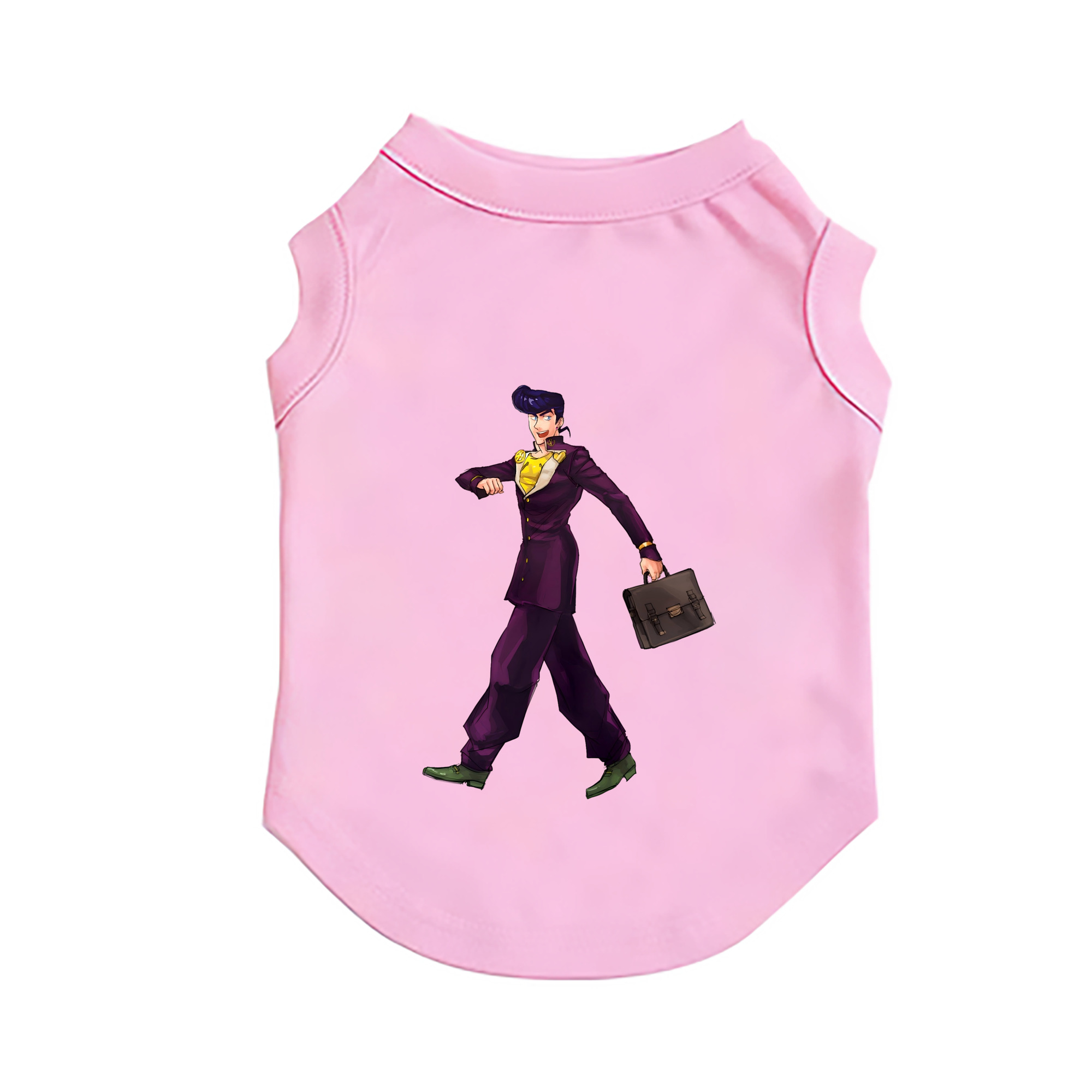 （画像用） ジョジョの奇妙な冒険 ひがしかた じょうすけ JoJo's Bizarre Adventure Higashikata Josuke ペット用ベスト