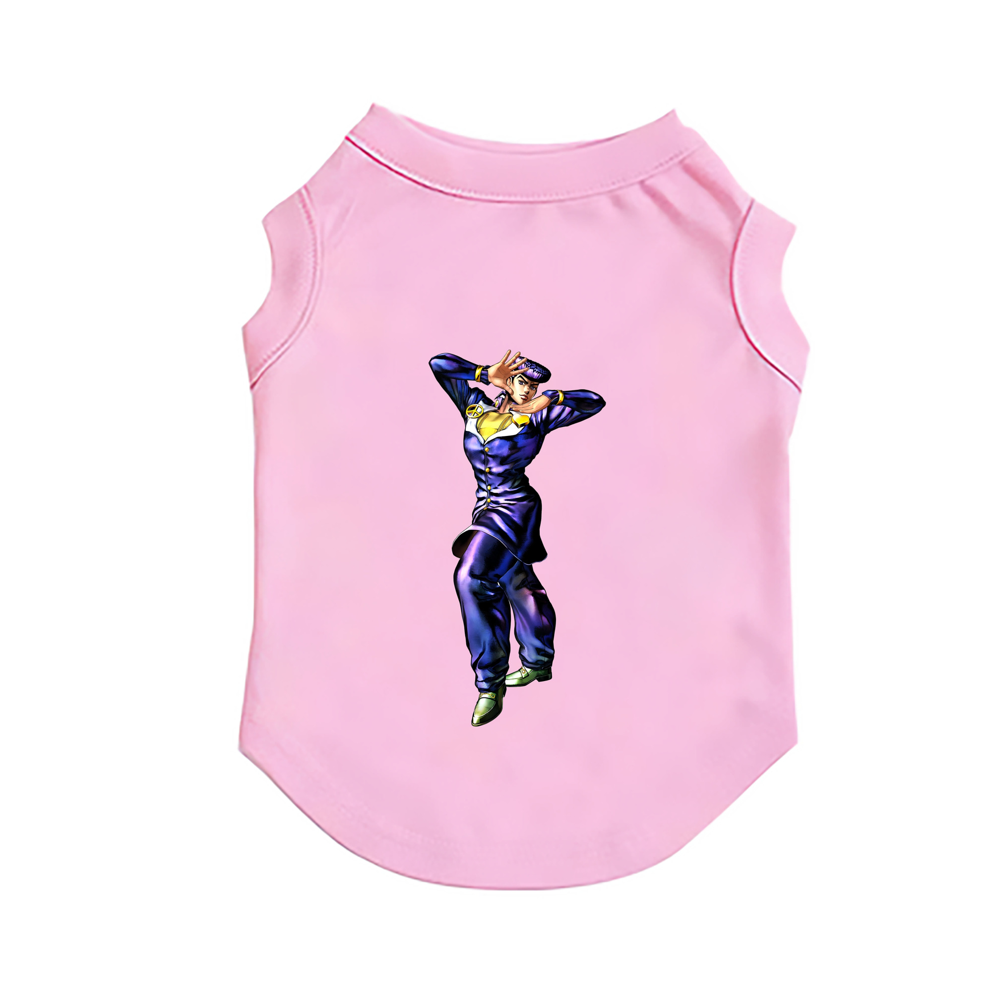 （画像用） ジョジョの奇妙な冒険 ひがしかた じょうすけ JoJo's Bizarre Adventure Higashikata Josuke ペット用ベスト