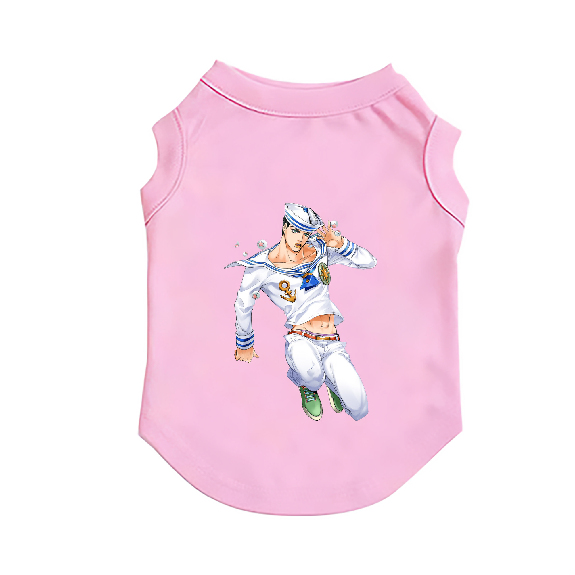 （画像用） ジョジョの奇妙な冒険 東方定助 JoJo's Bizarre Adventure Higashikata Josuke ペット用ベスト