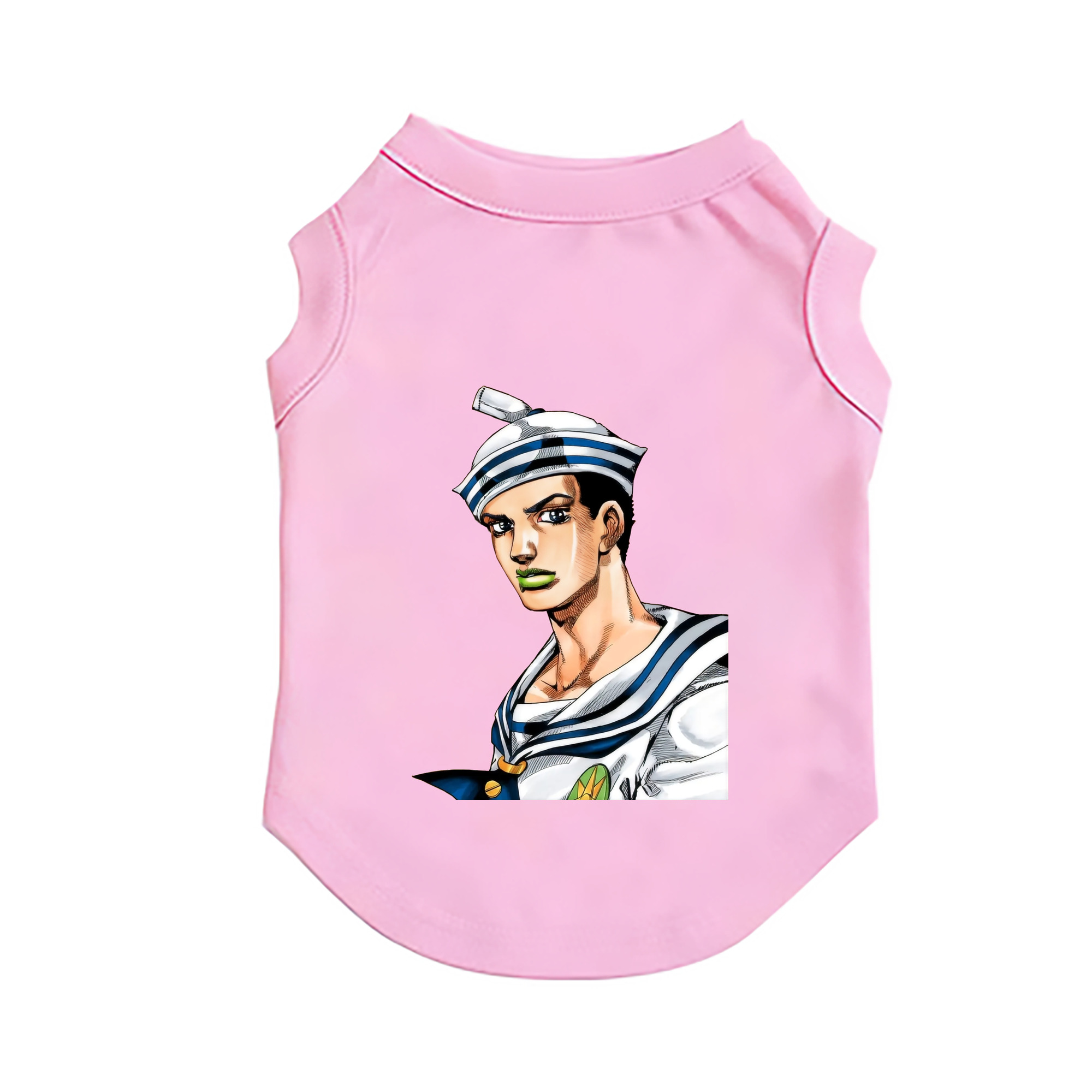 （画像用） ジョジョの奇妙な冒険 東方定助 JoJo's Bizarre Adventure Higashikata Josuke ペット用ベスト