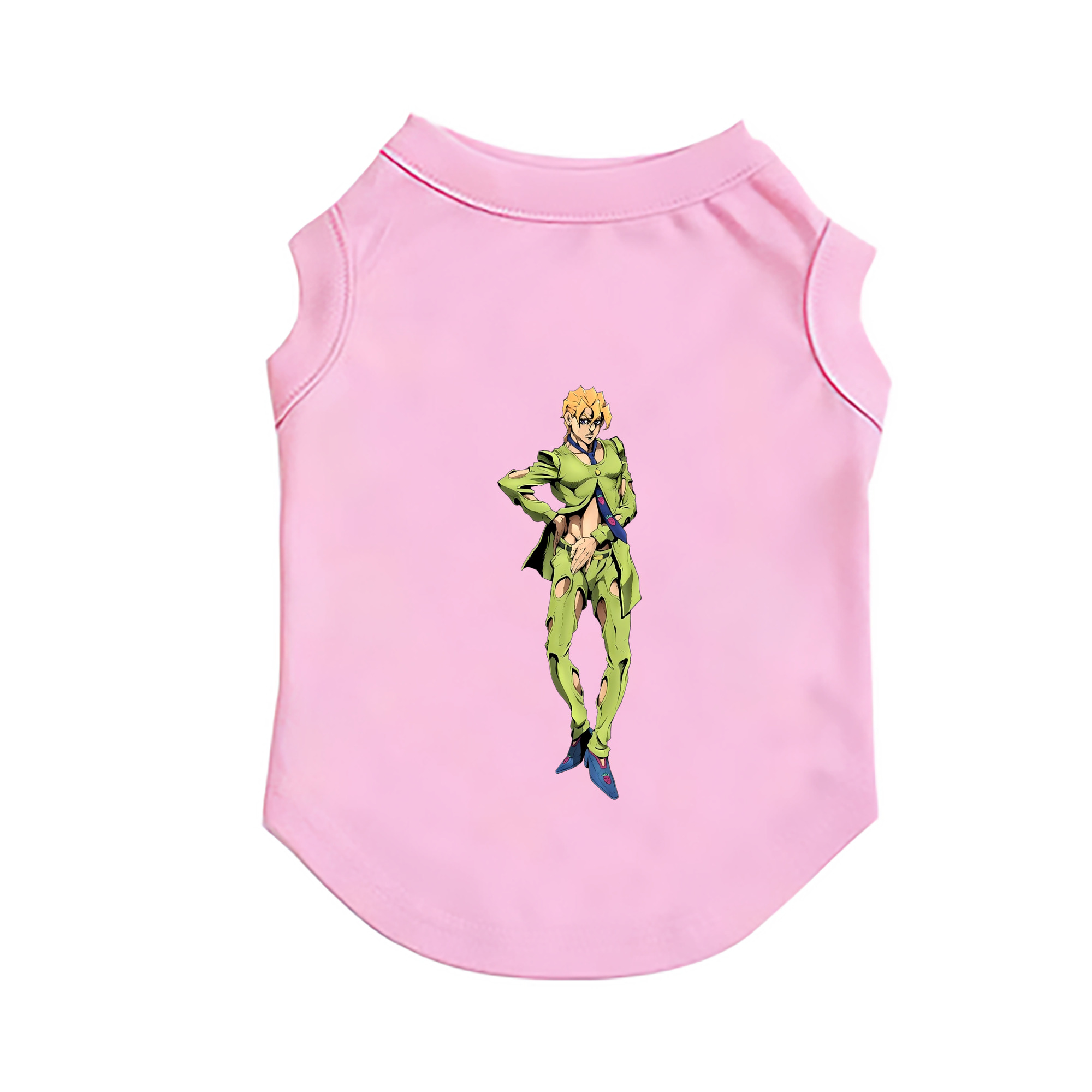 （画像用） ジョジョの奇妙な冒険 パンナコッタ?フー JoJo's Bizarre Adventure Pannacotta Fugo ペット用ベスト