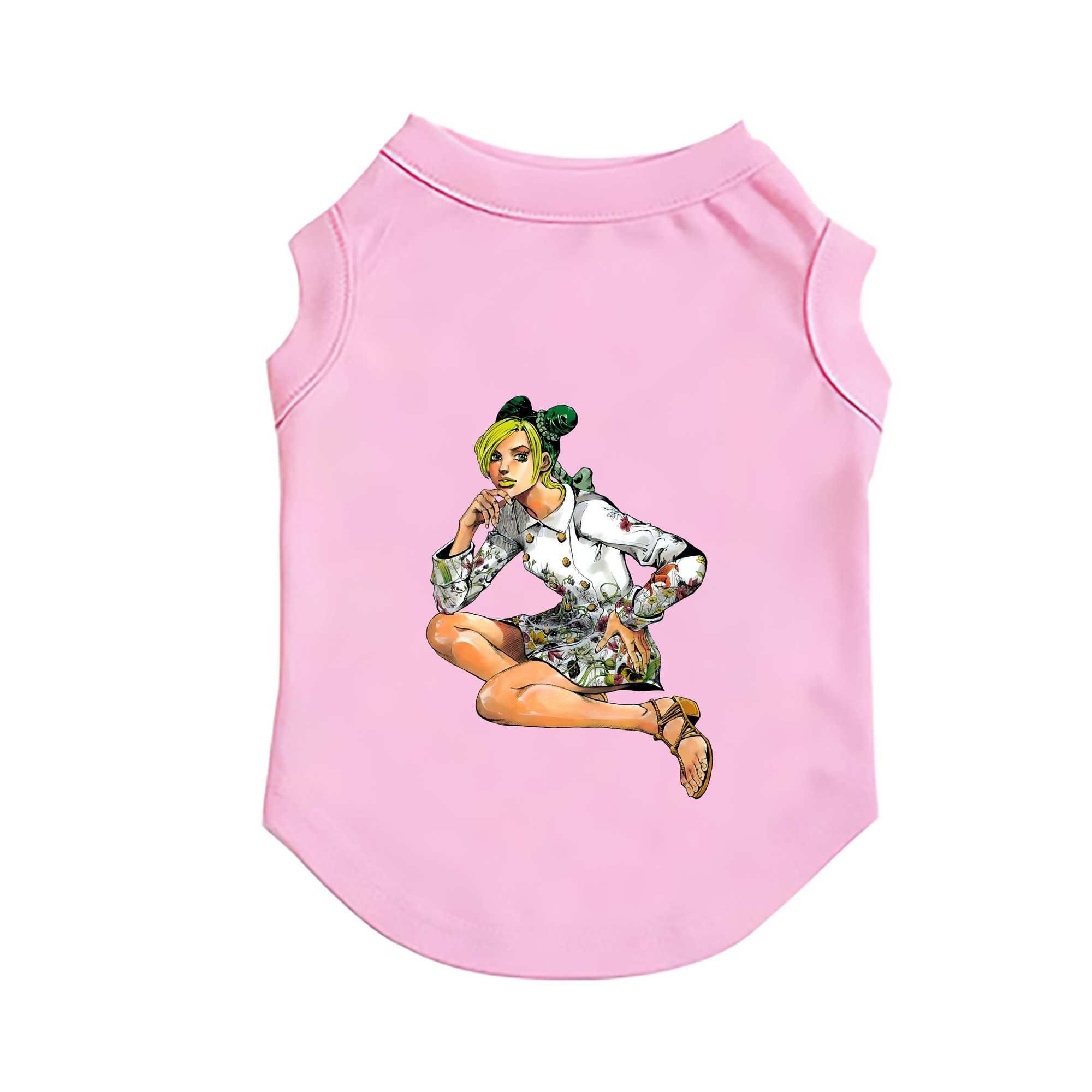 （画像用） "ジョジョの奇妙な冒険 くうじょう ジョリーン JoJo's Bizarre Adventure Jolyne Cujoh " ペット用ベスト