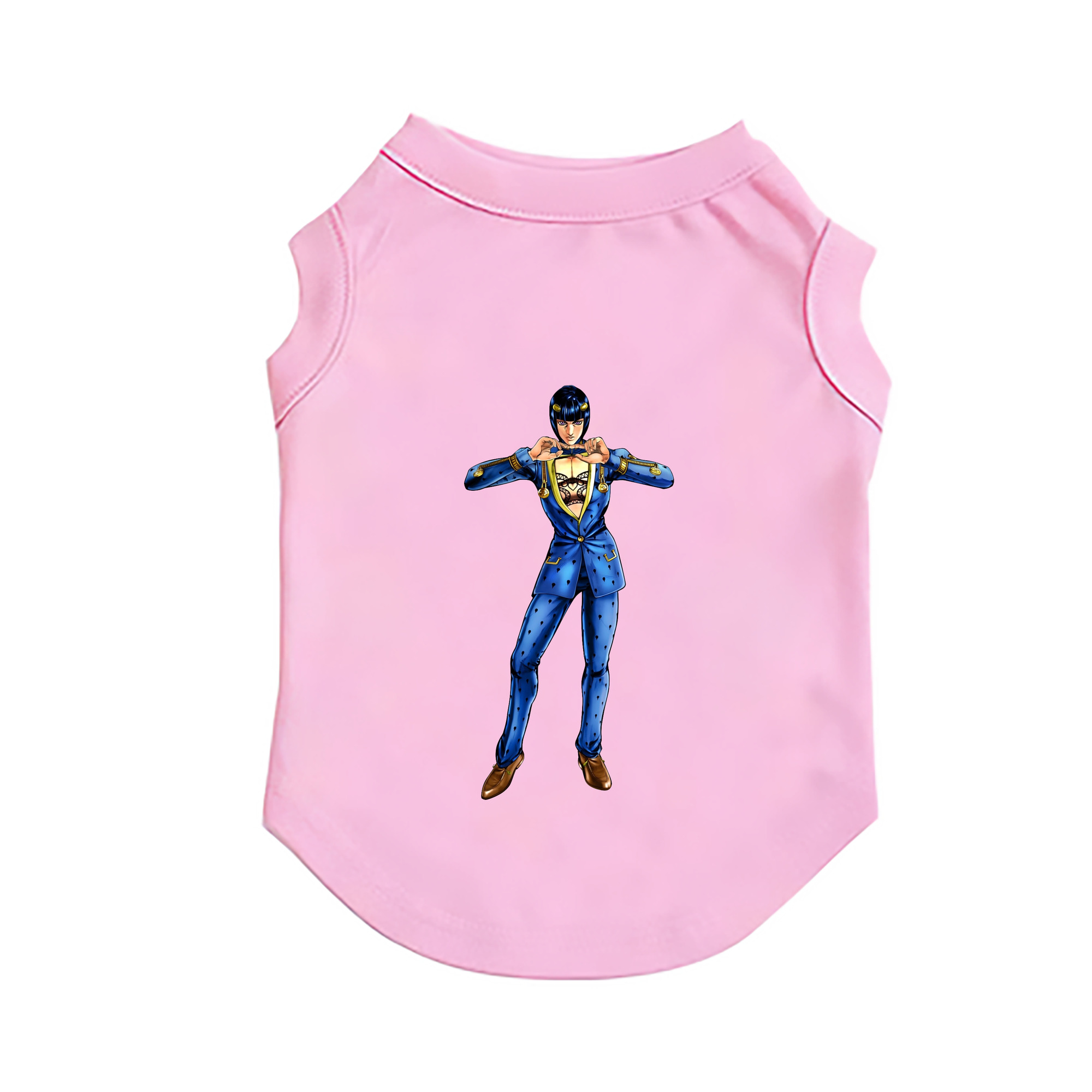 （画像用） ジョジョの奇妙な冒険 ブローノ?ブチャラティ JoJo's Bizarre Adventure Bruno Bucciarati ペット用ベスト