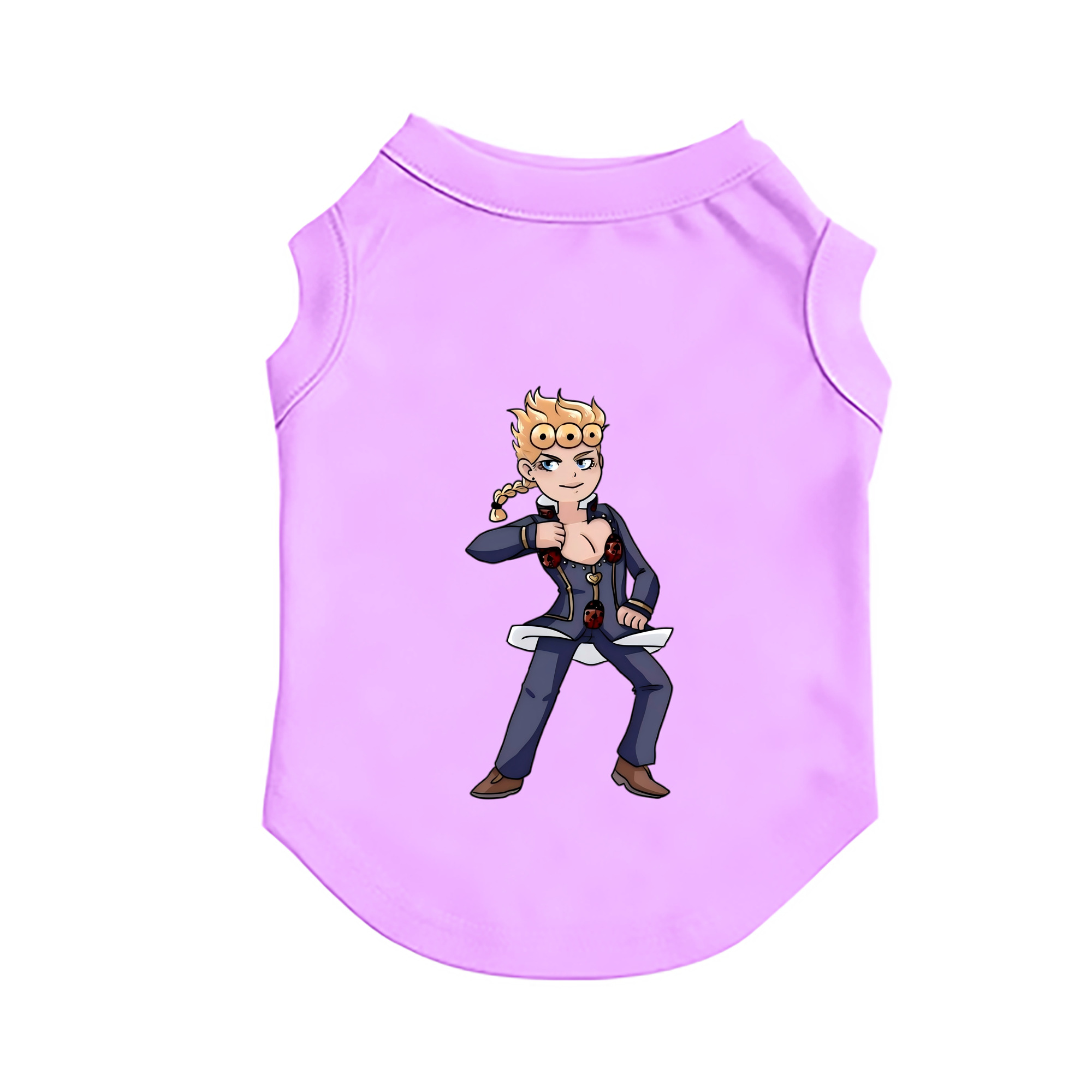 （画像用） ジョジョの奇妙な冒険 ジョルノ?ジョバァーナ JoJo's Bizarre Adventure Giorno Giovanna ペット用ベスト